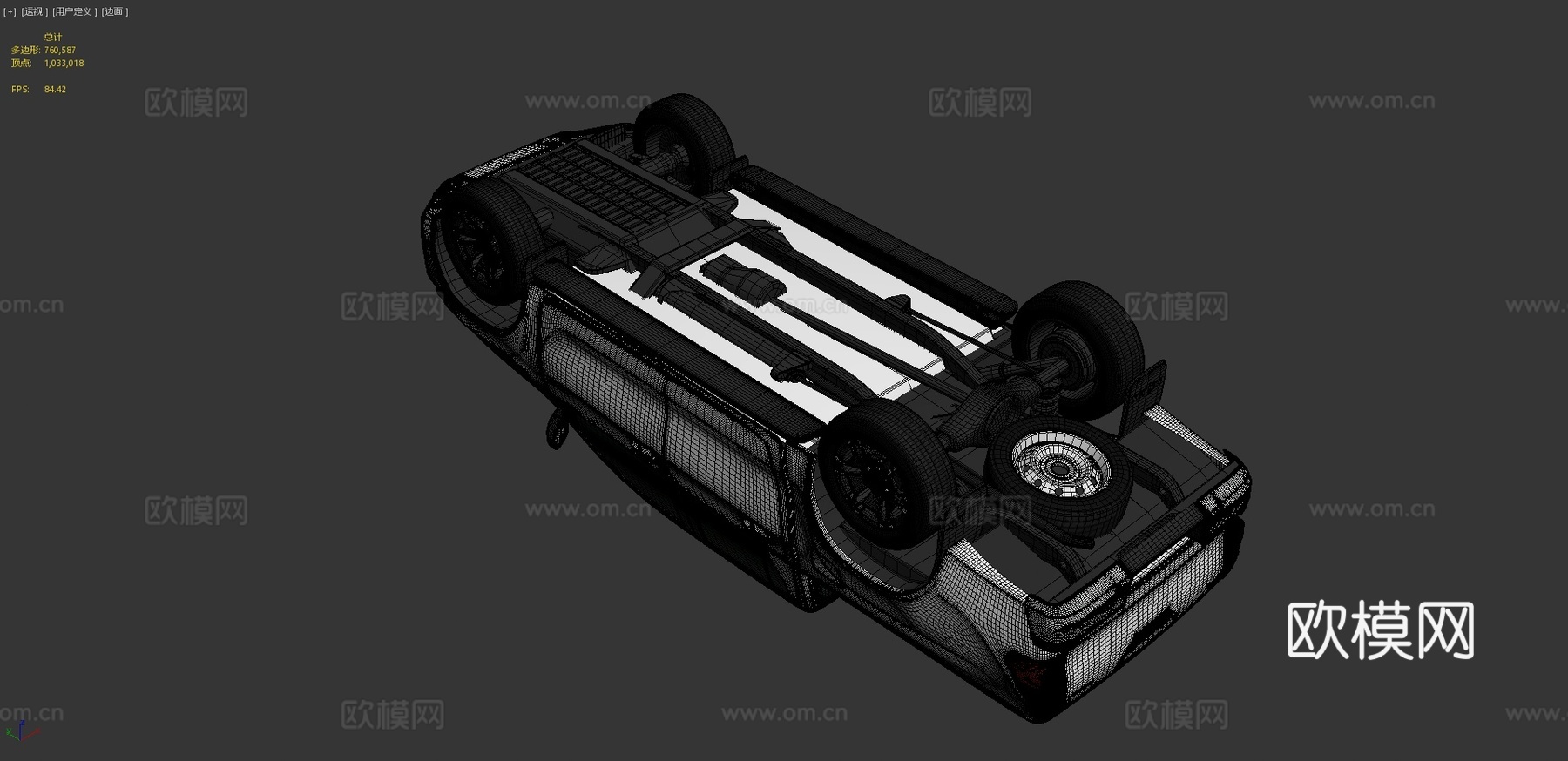 丰田皮卡车3d模型