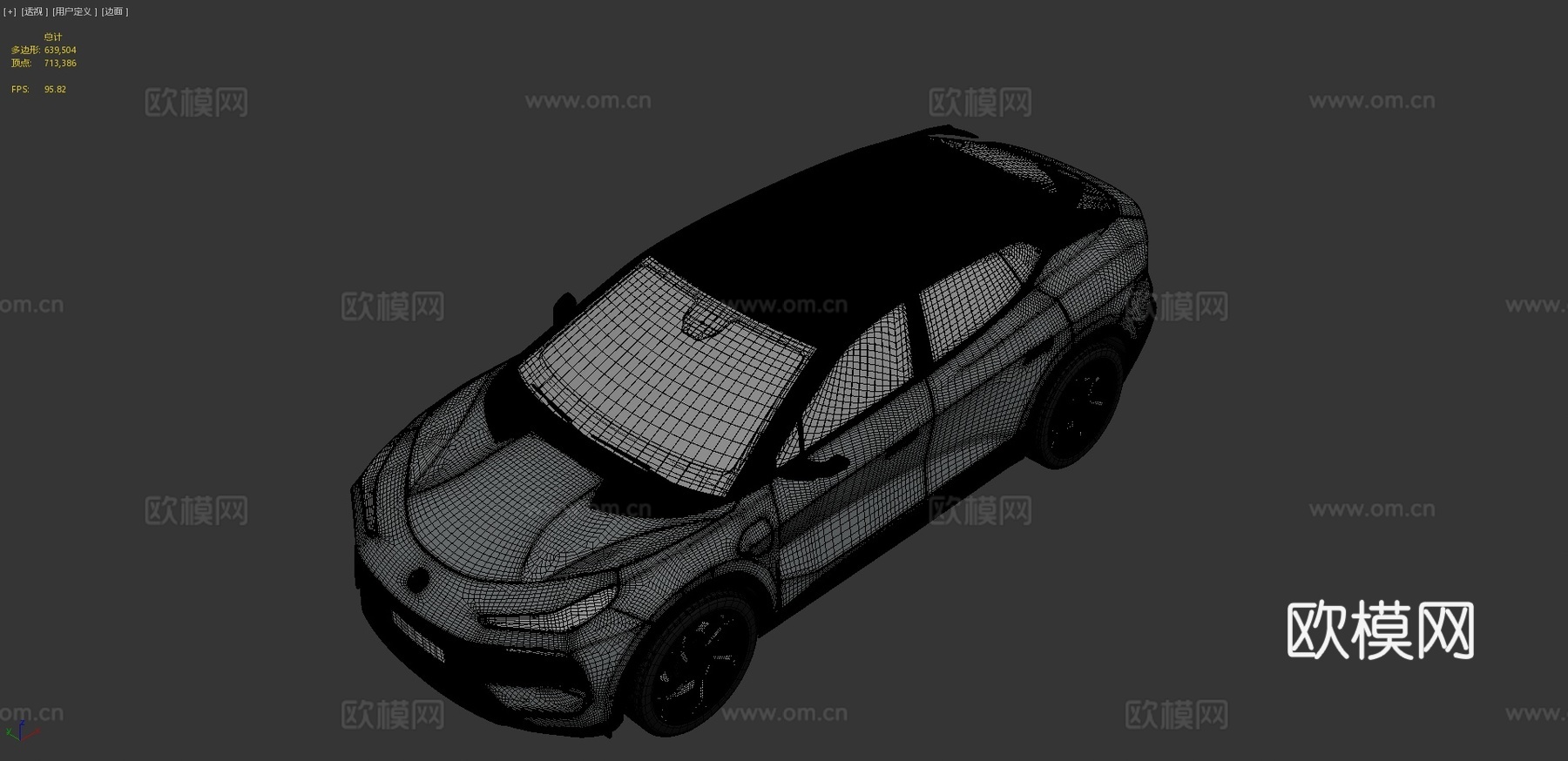 商务车3d模型