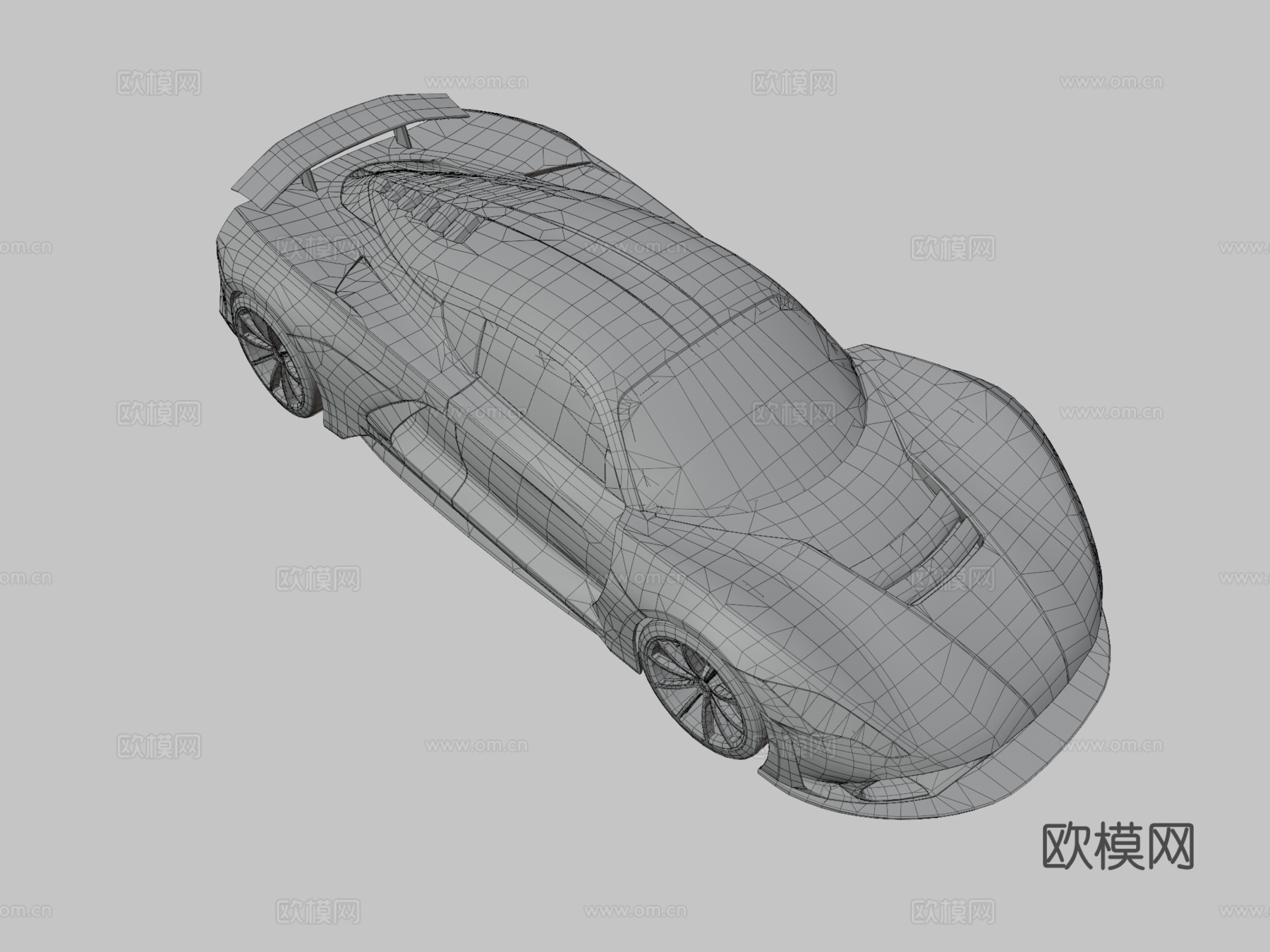 超跑3d模型