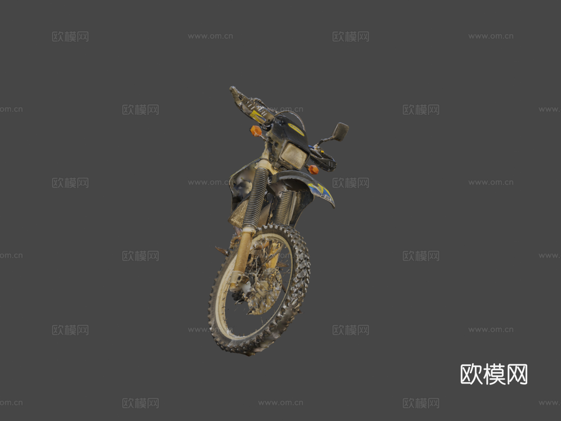 摩托车 机车3d模型下载（渲染图5）