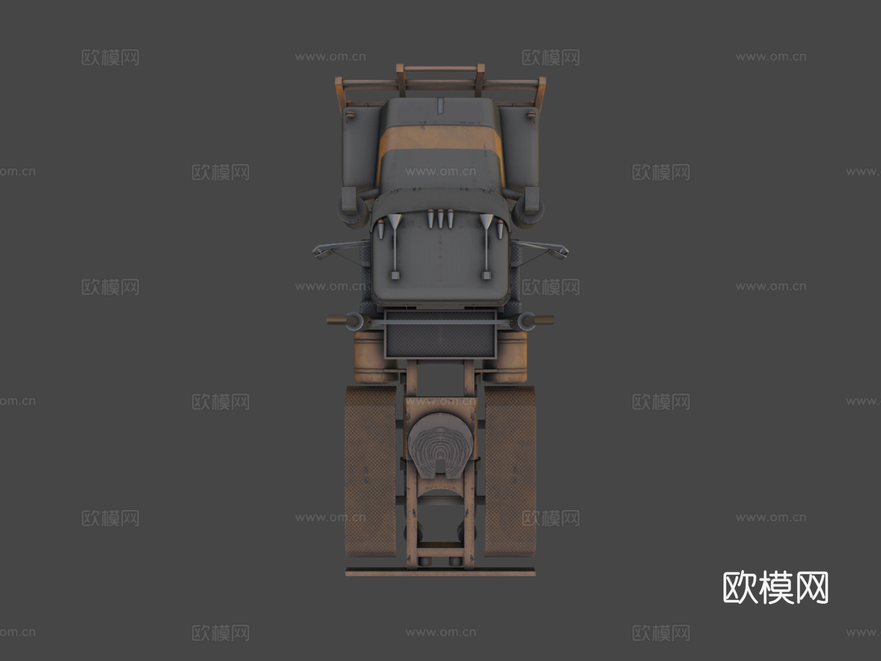 汽车 半挂卡车3d模型