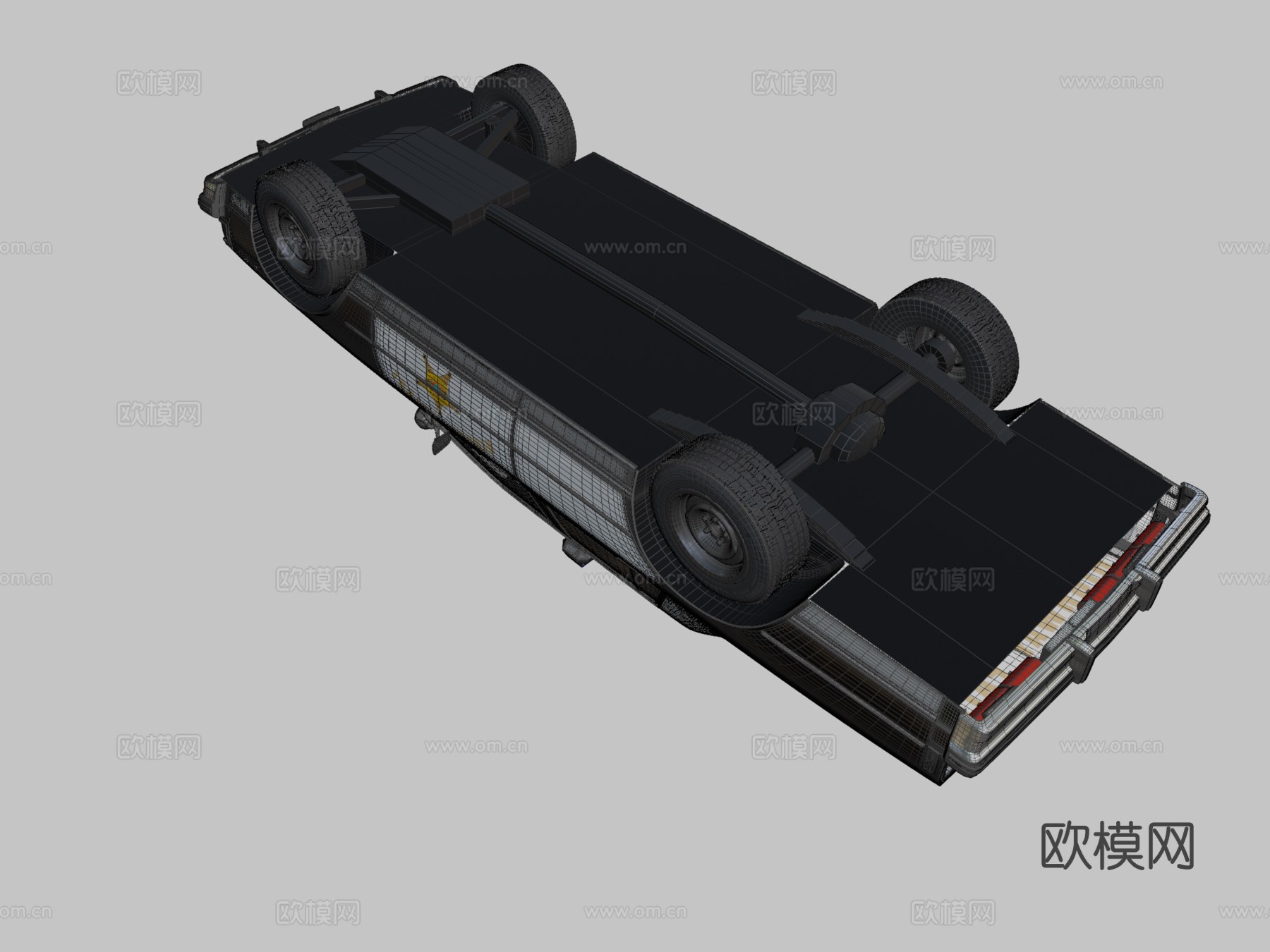 汽车 警车3d模型