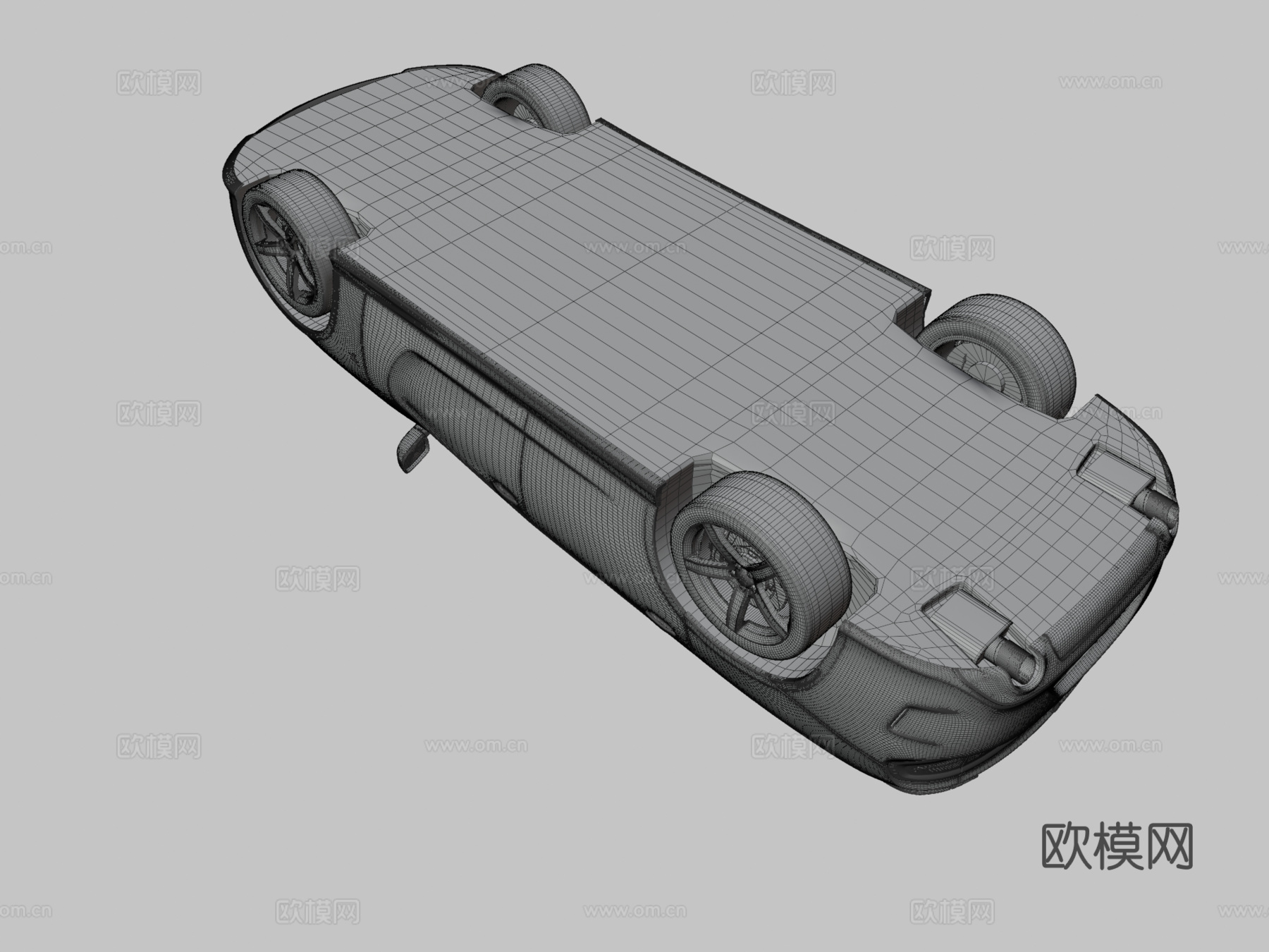 道奇汽车3d模型