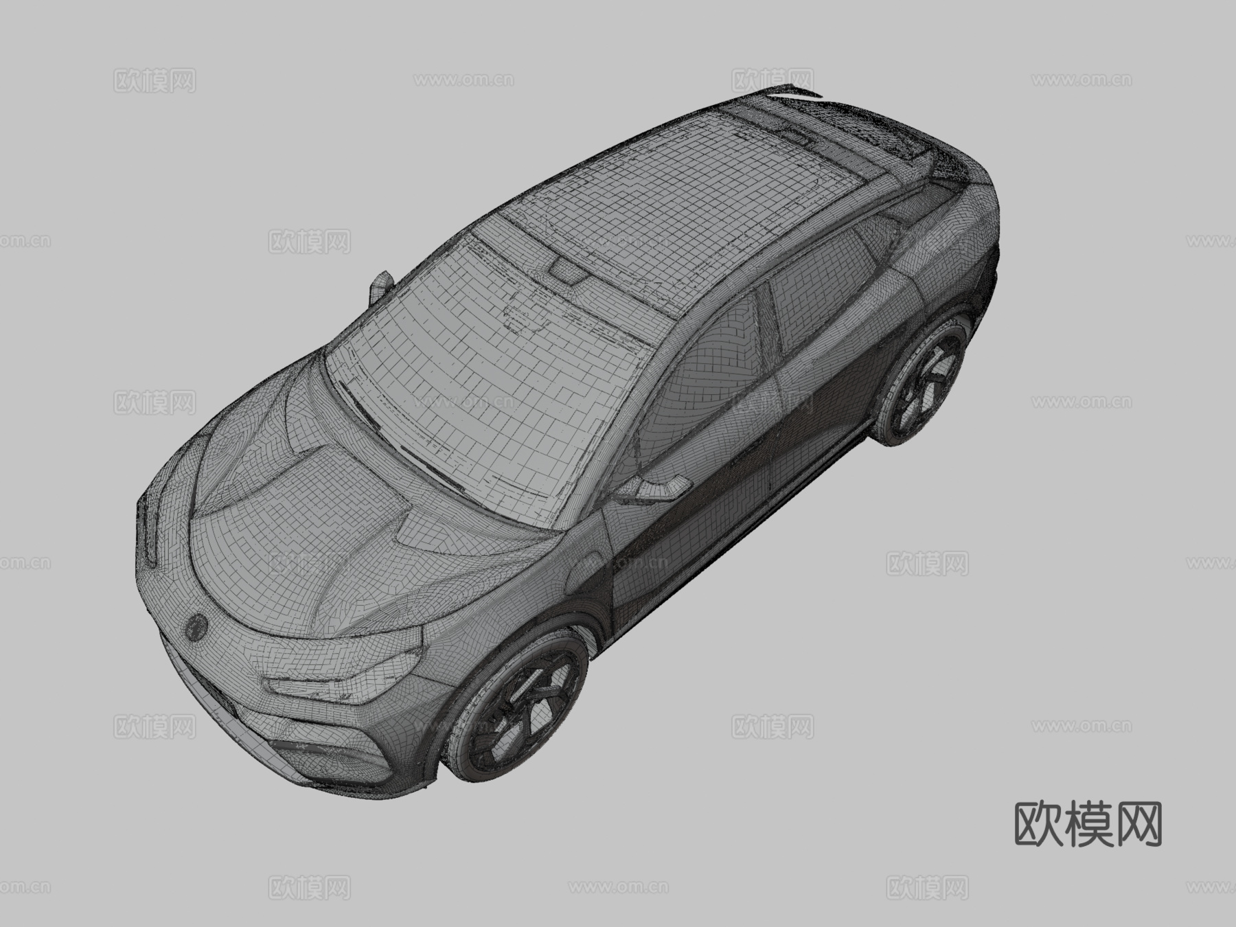 商务车3d模型