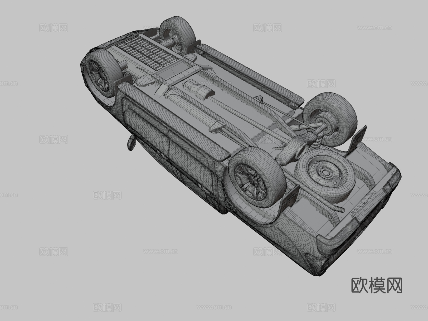 丰田皮卡车3d模型