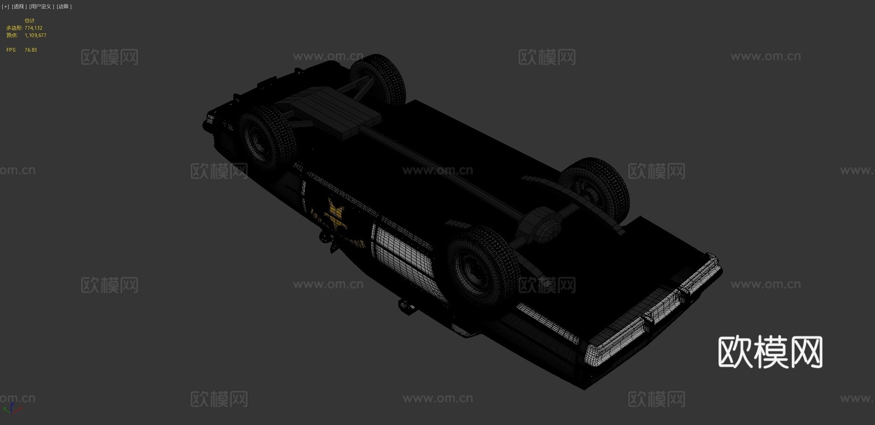 汽车 警车3d模型