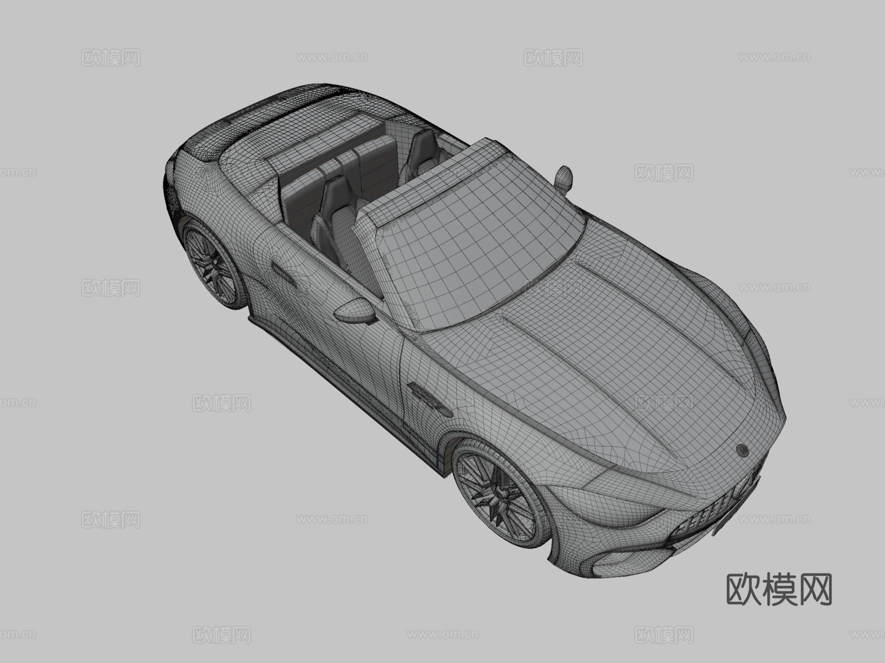 奔驰汽车 轿车3d模型