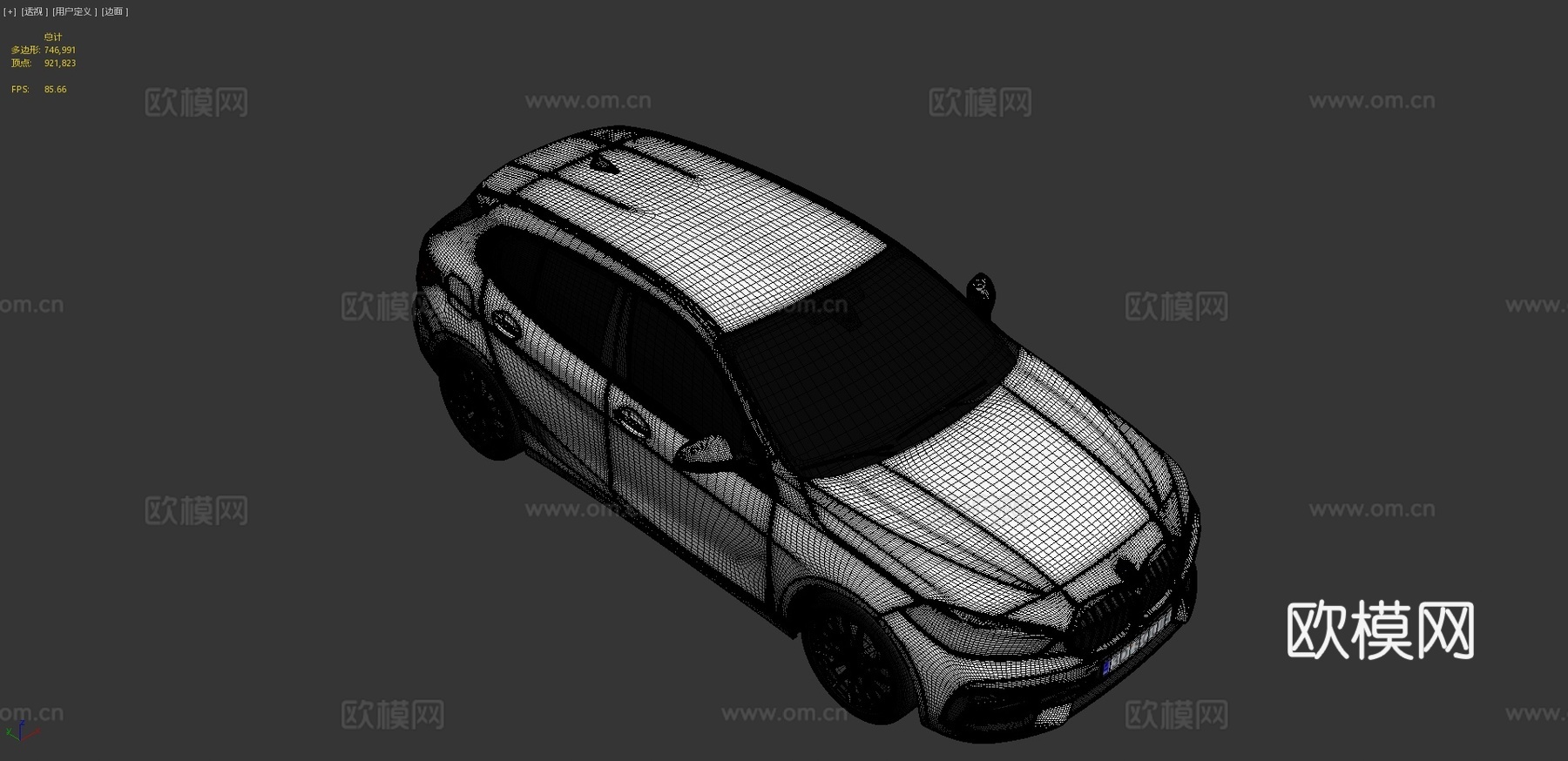 宝马汽车 轿车3d模型