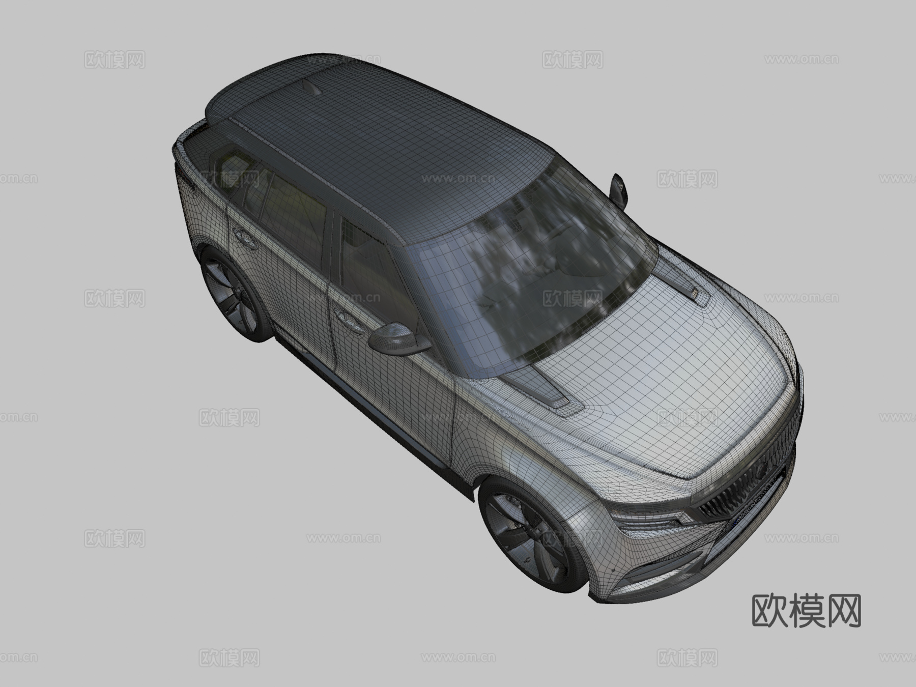 通用豪华汽车3d模型