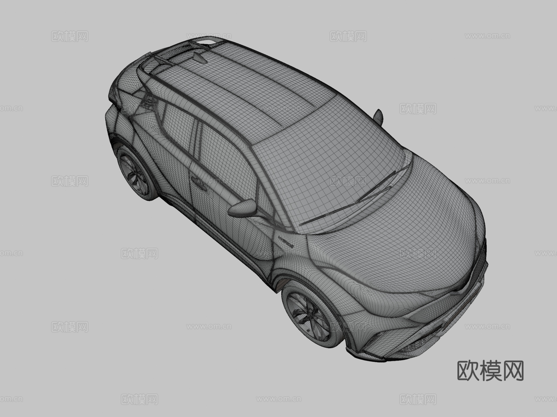 丰田汽车3d模型