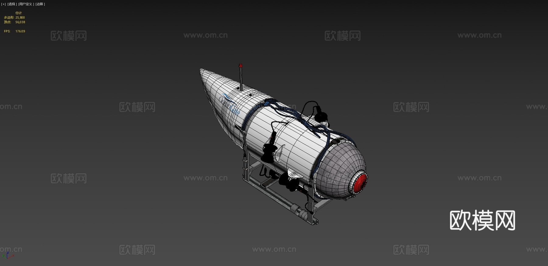 工业机械3d模型下载（渲染图4）