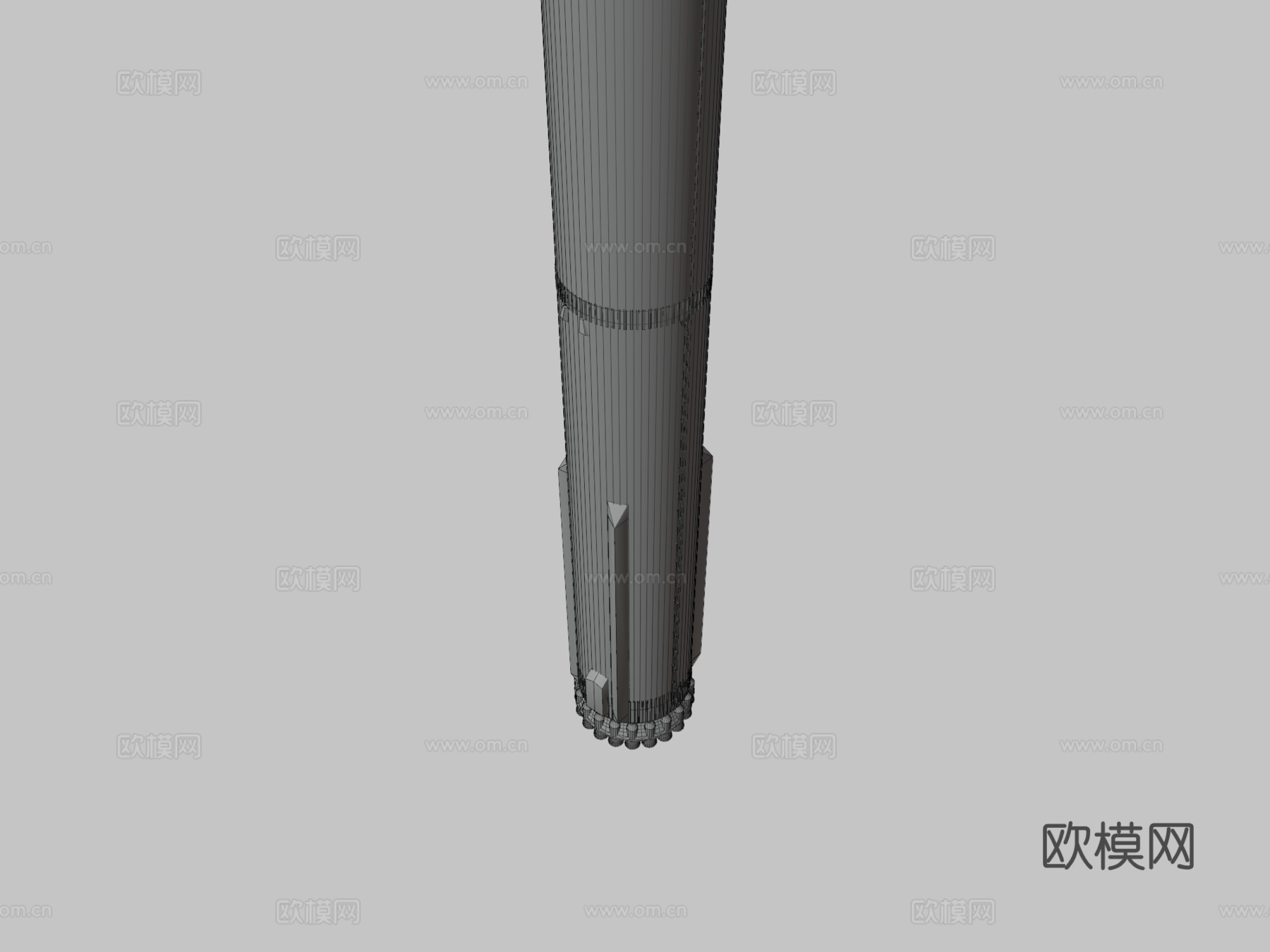 工业设备 助推器3d模型