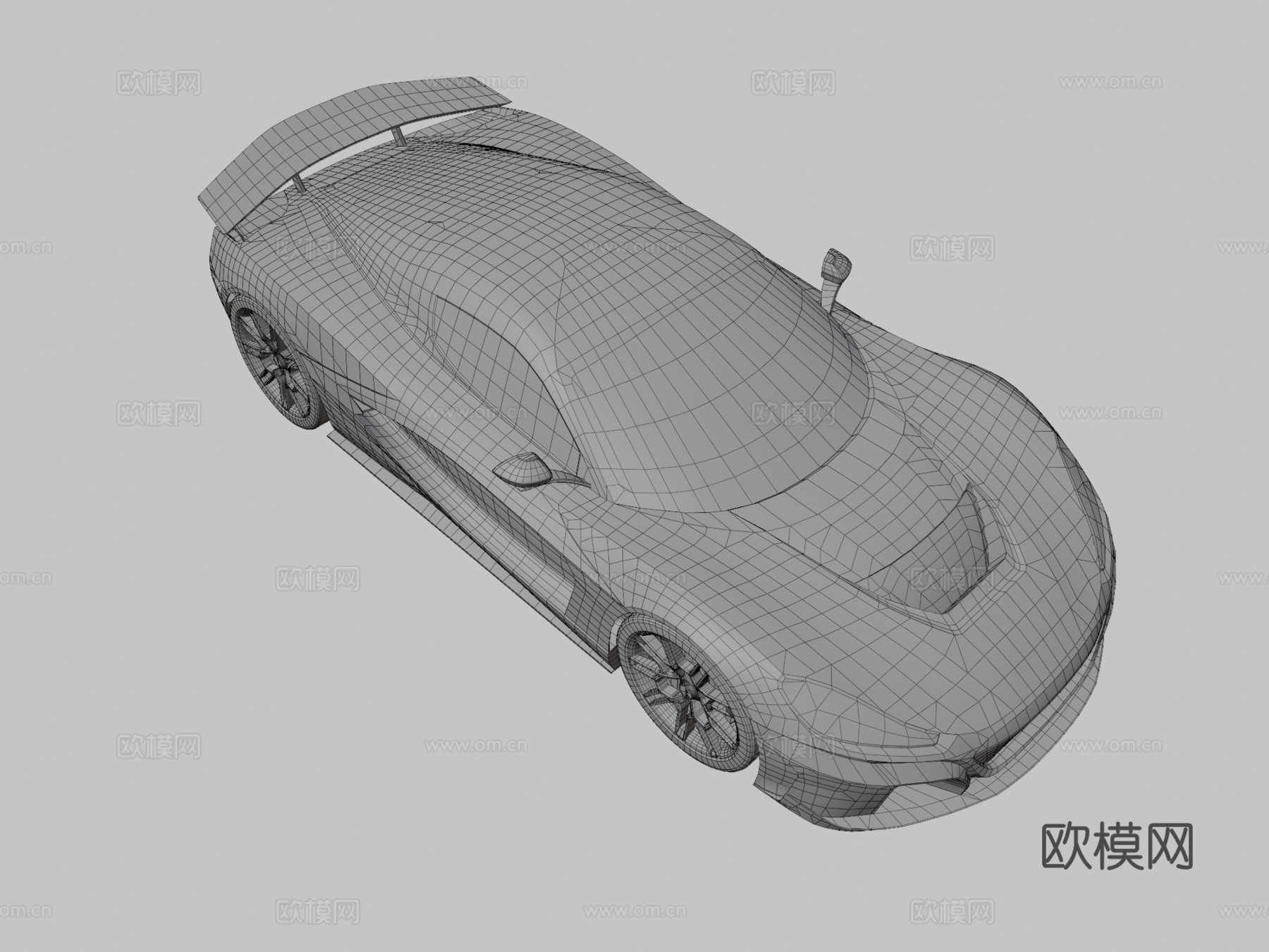 超跑3d模型