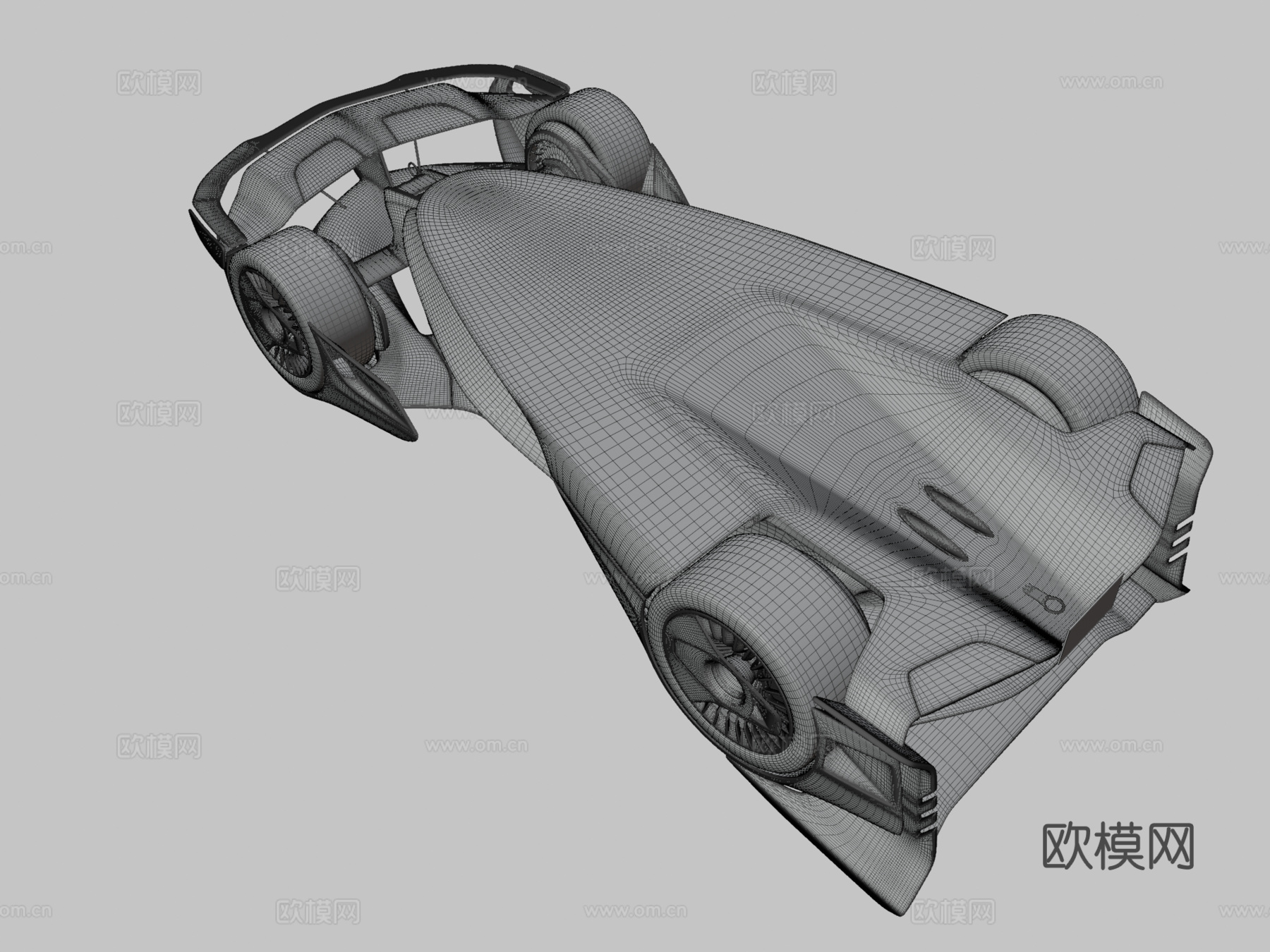 迈凯轮汽车 赛车3d模型