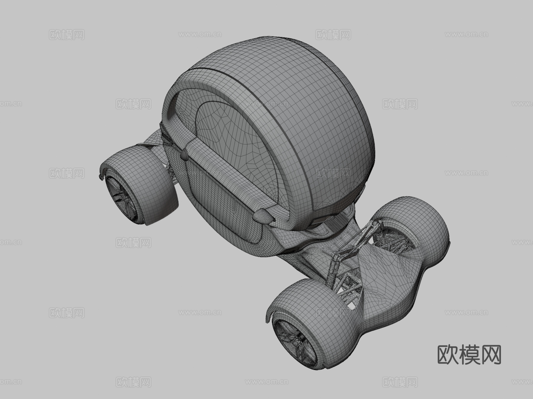 科幻汽车 未来汽车3d模型