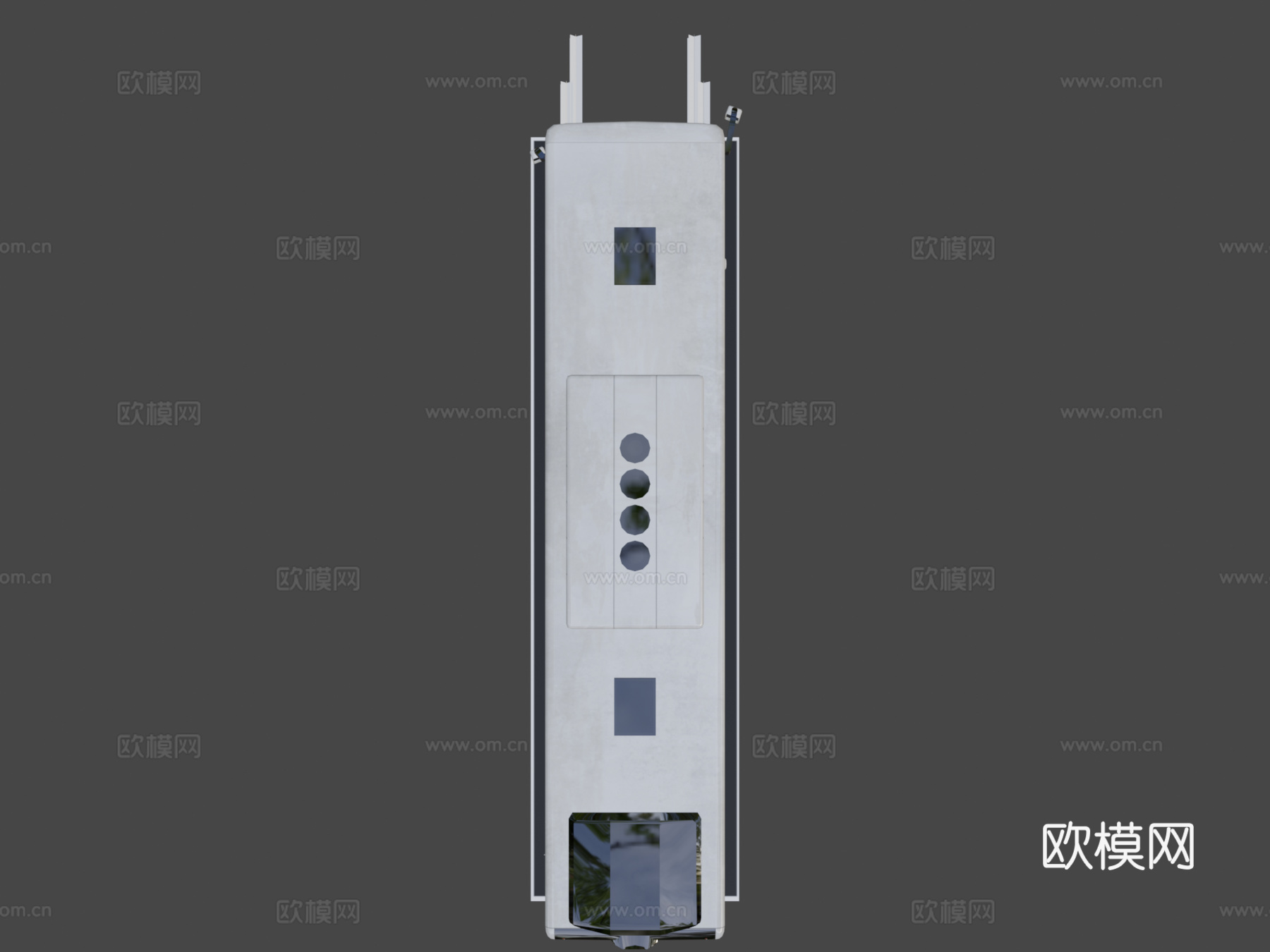 巴士 公交车 大巴3d模型