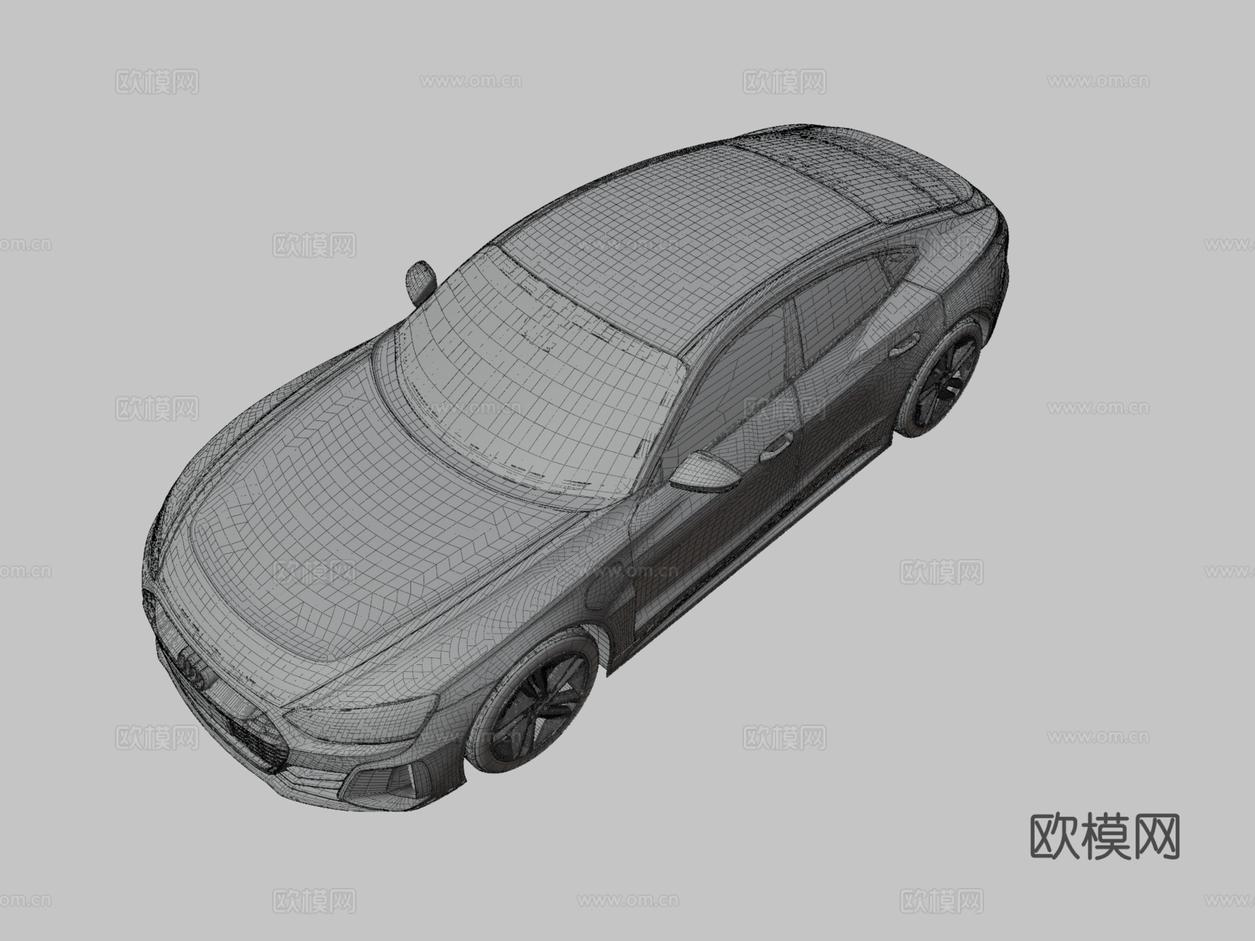 奥迪汽车 轿车3d模型