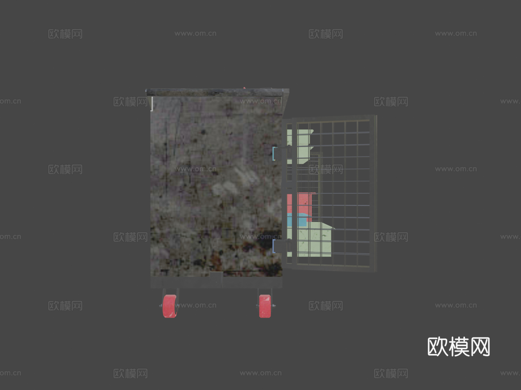 机械柜子 道具3d模型