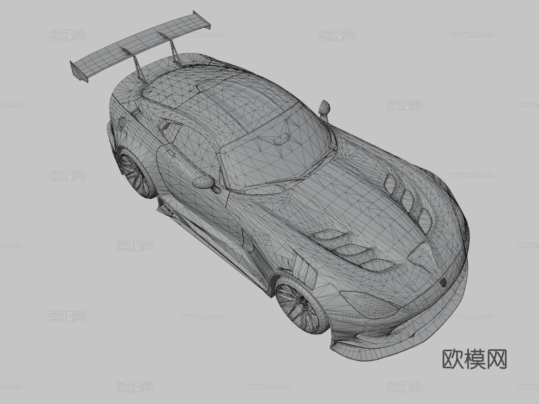 蝰蛇超级跑车3d模型