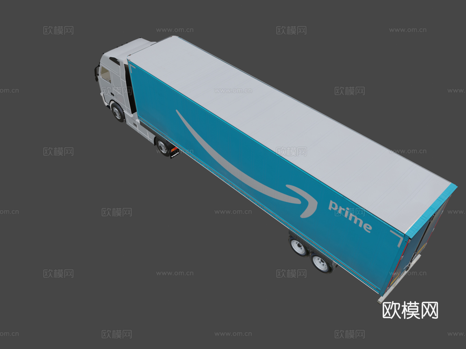 沃尔沃汽车 卡车3d模型