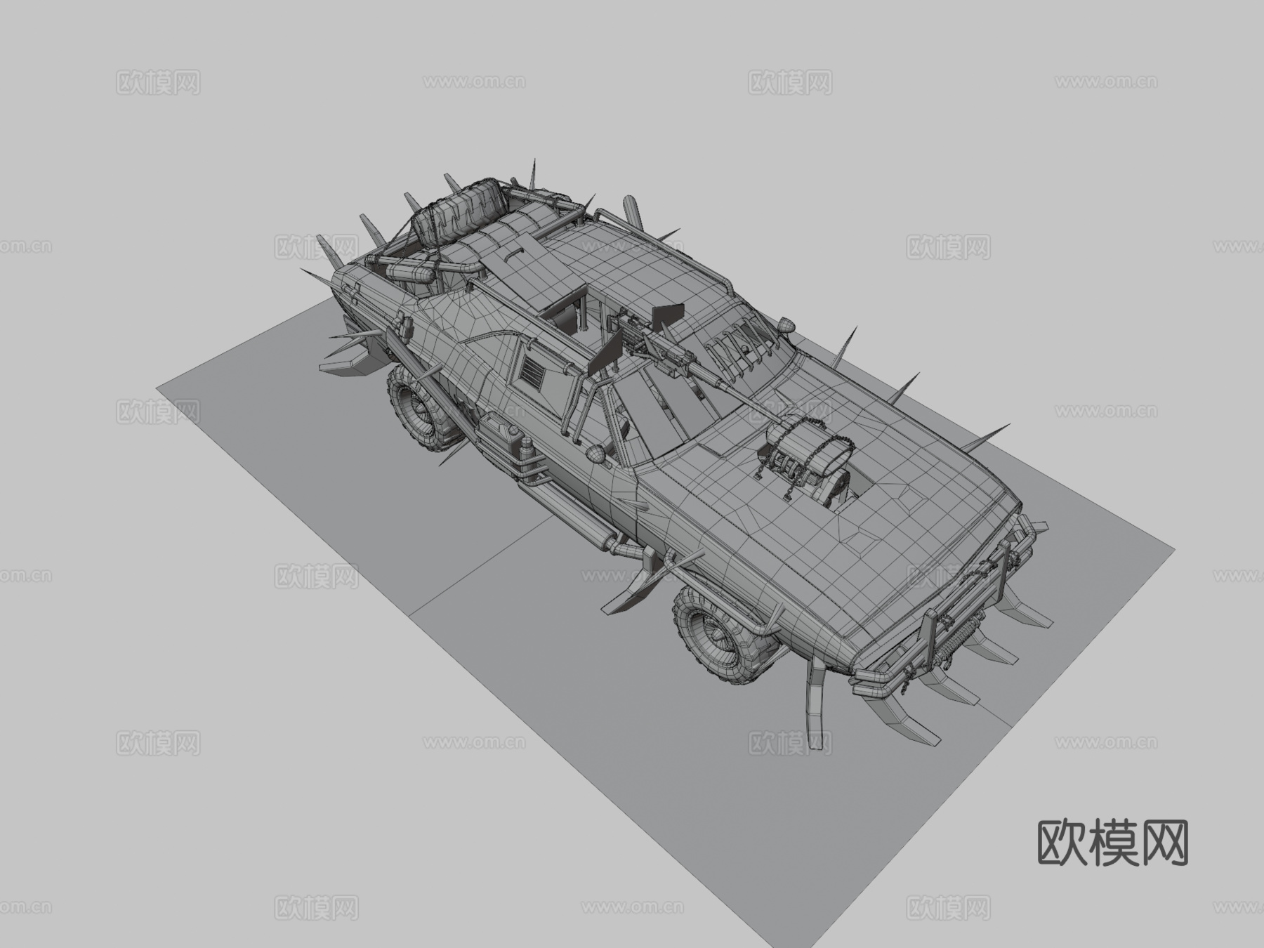 改装汽车 机动车3d模型