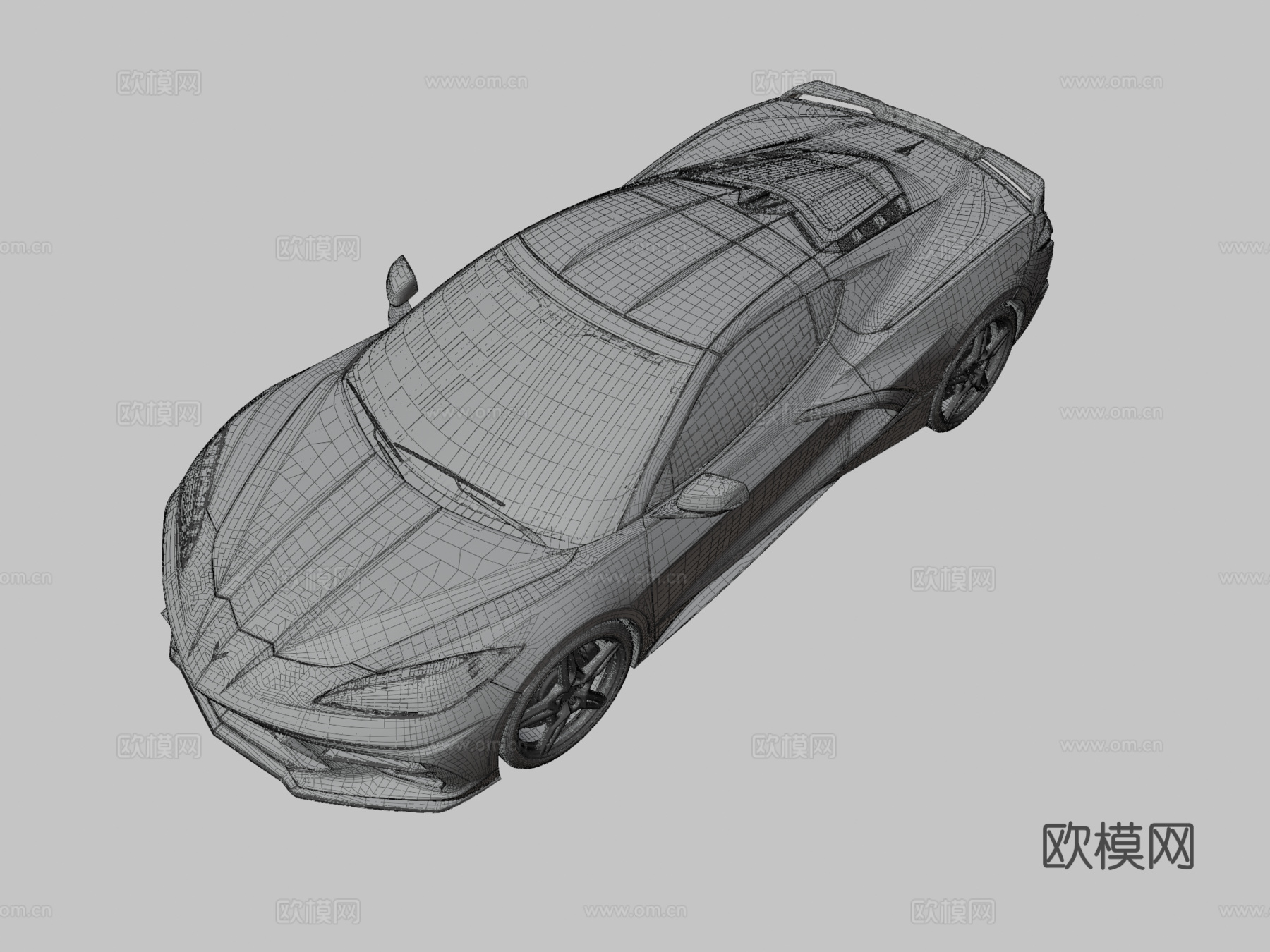 雪佛兰汽车 跑车 超跑3d模型