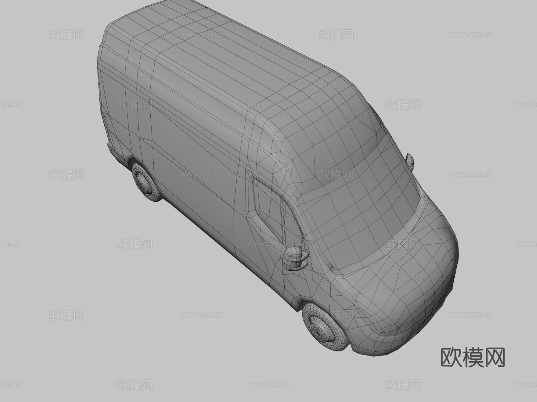 雷诺货车 汽车3d模型