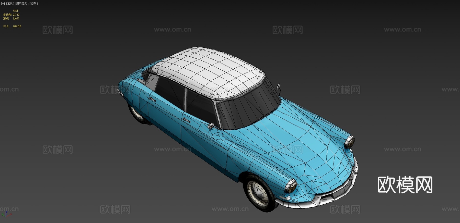 雪铁龙汽车 轿车3d模型