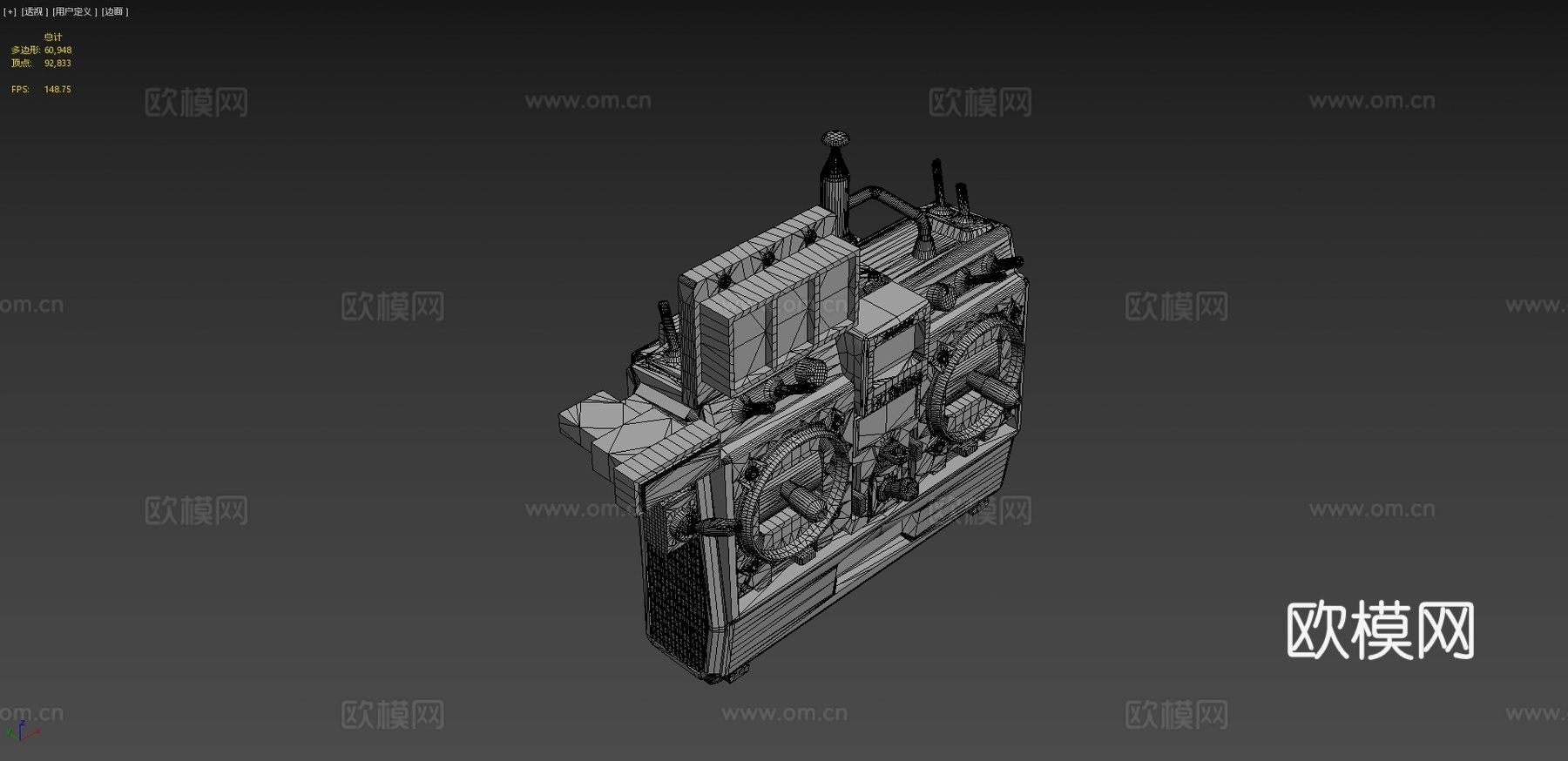 无线电控制3d模型