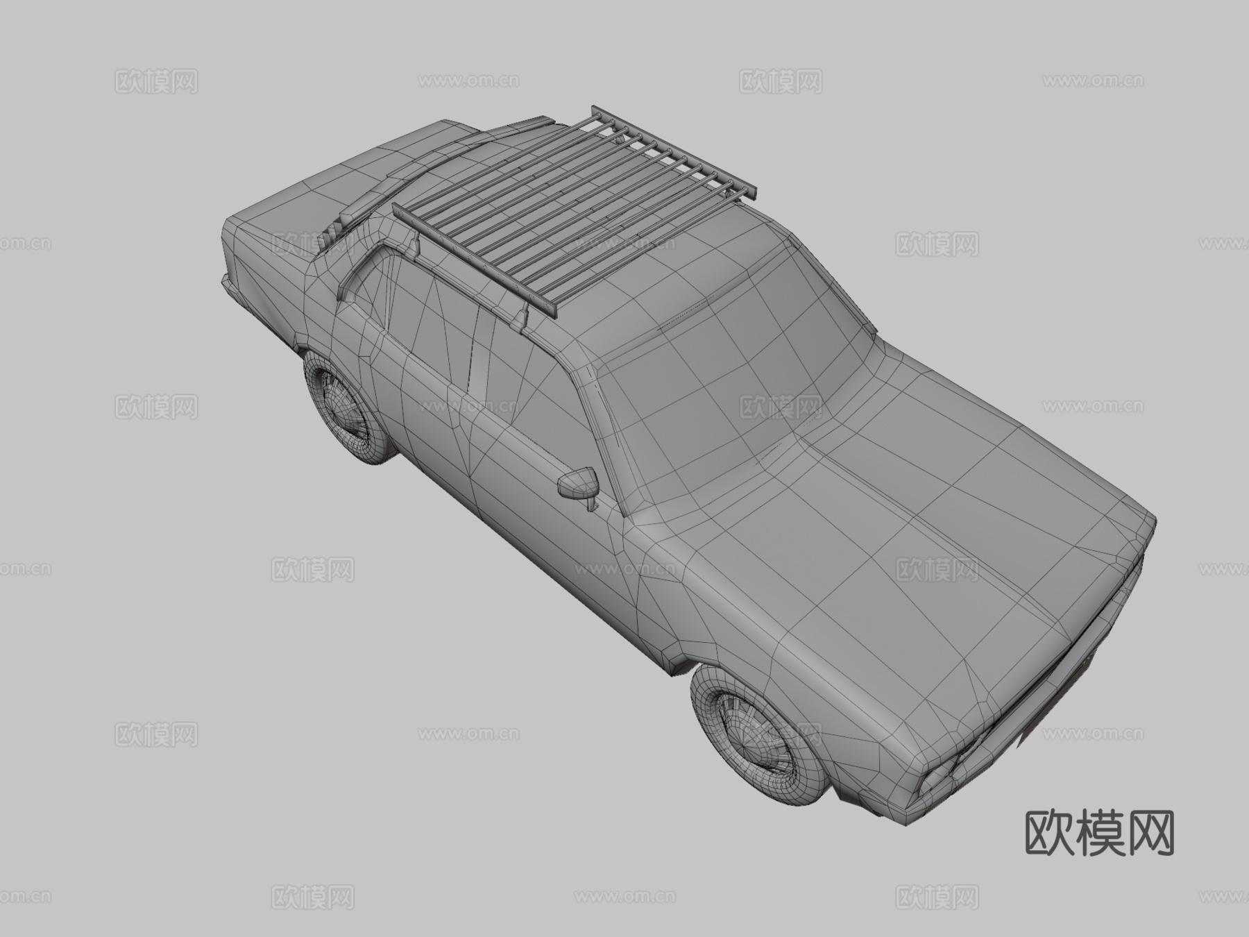 丰田轿车3d模型