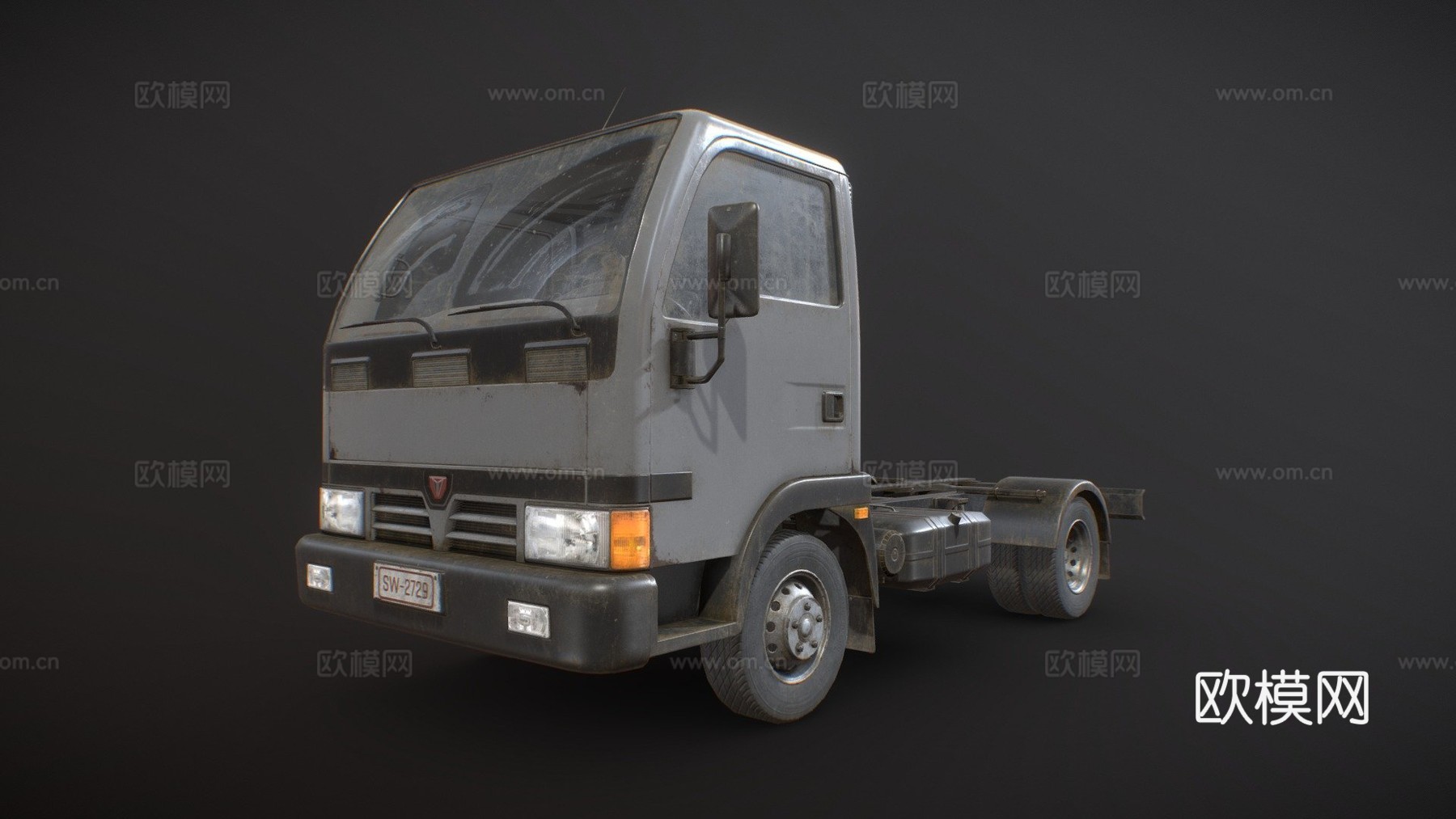 轻型汽车 运输车 货车3d模型