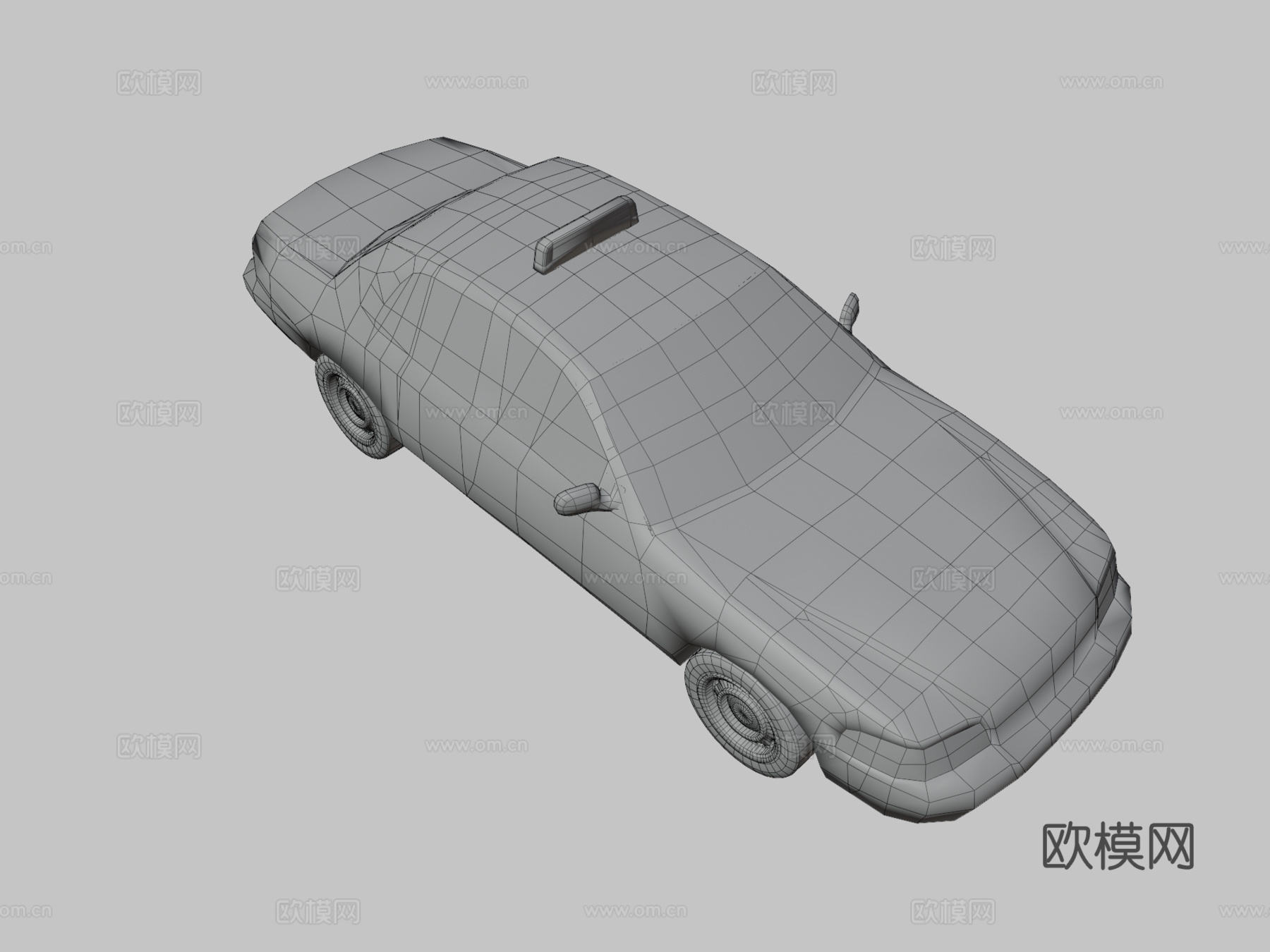 纽约汽车 出租车3d模型