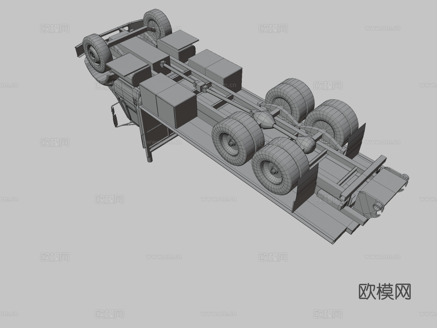 汽车 运输车 卡车3d模型