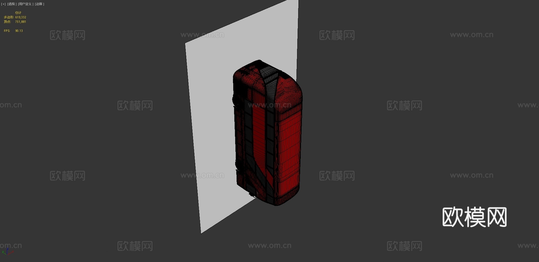 伦敦双层巴士3d模型