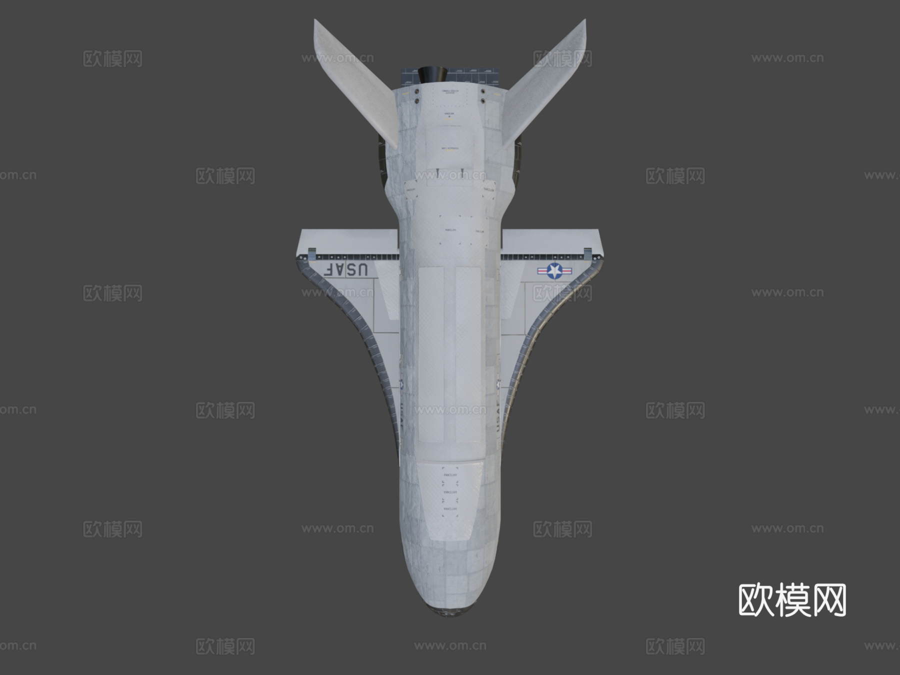 轨道测试飞行器3d模型