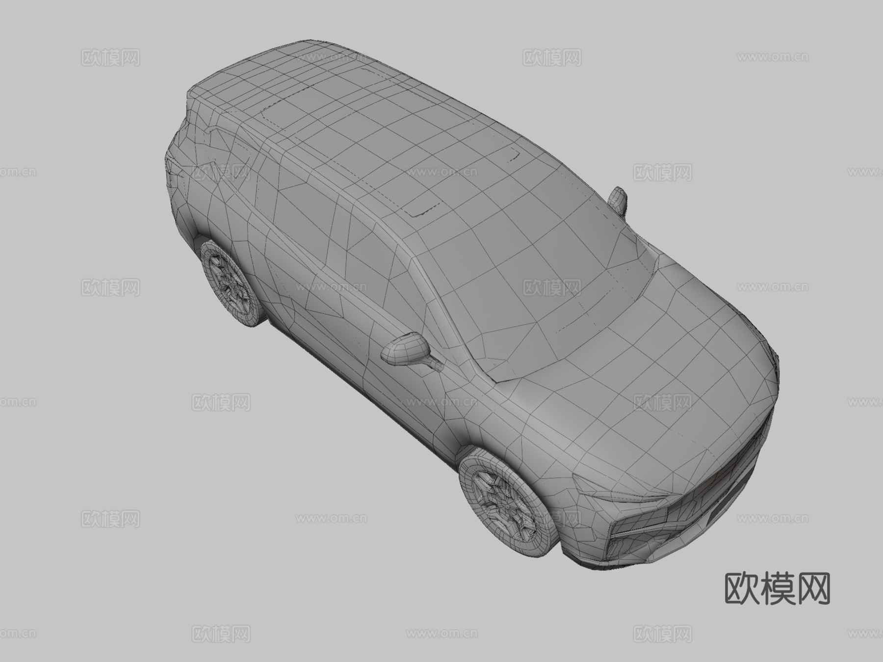 商务车3d模型