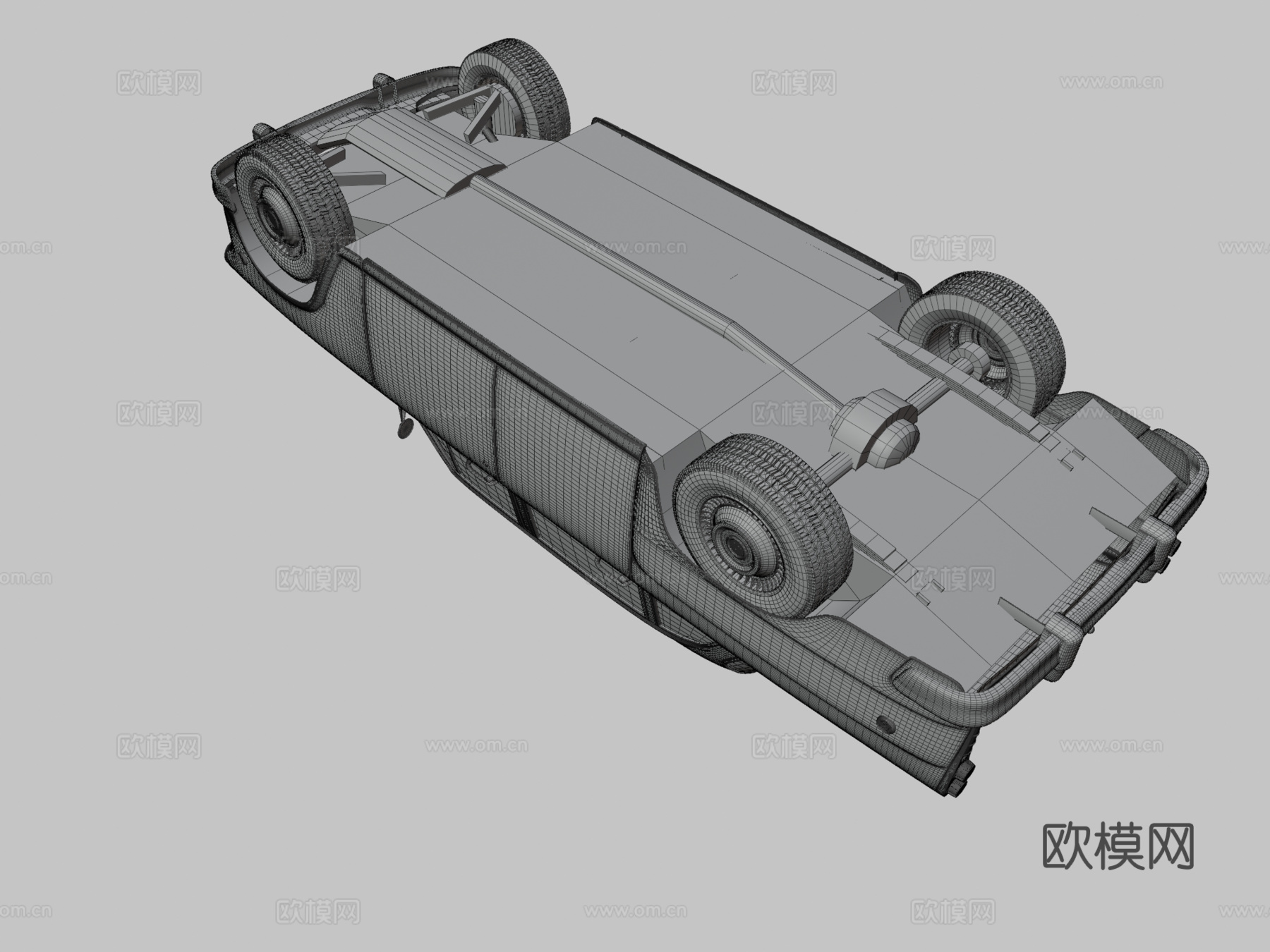 掀背车3d模型