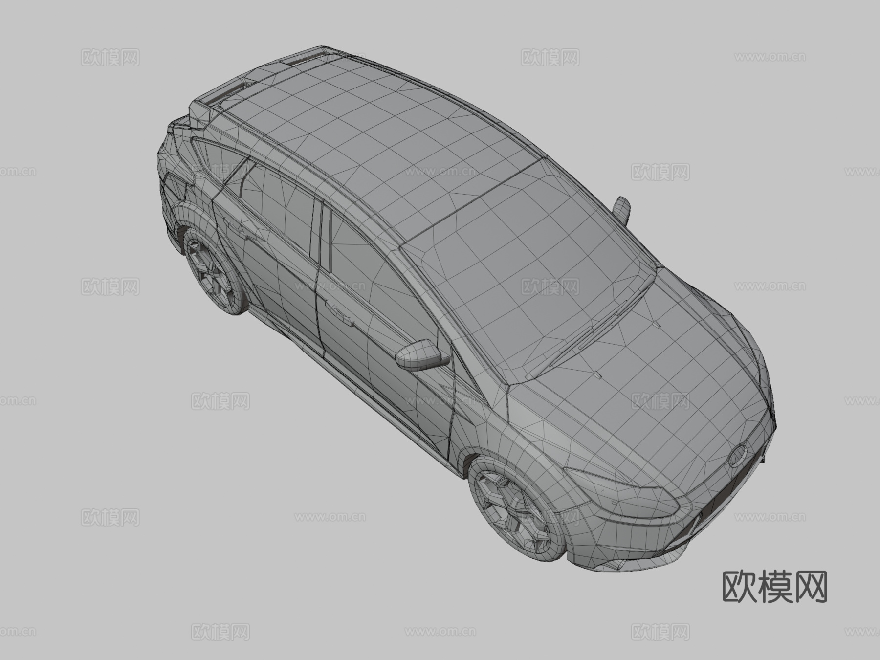 福特汽车 轿车3d模型