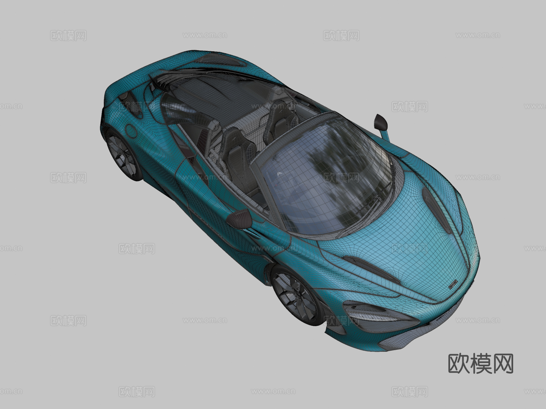 迈凯轮汽车 跑车 超跑3d模型