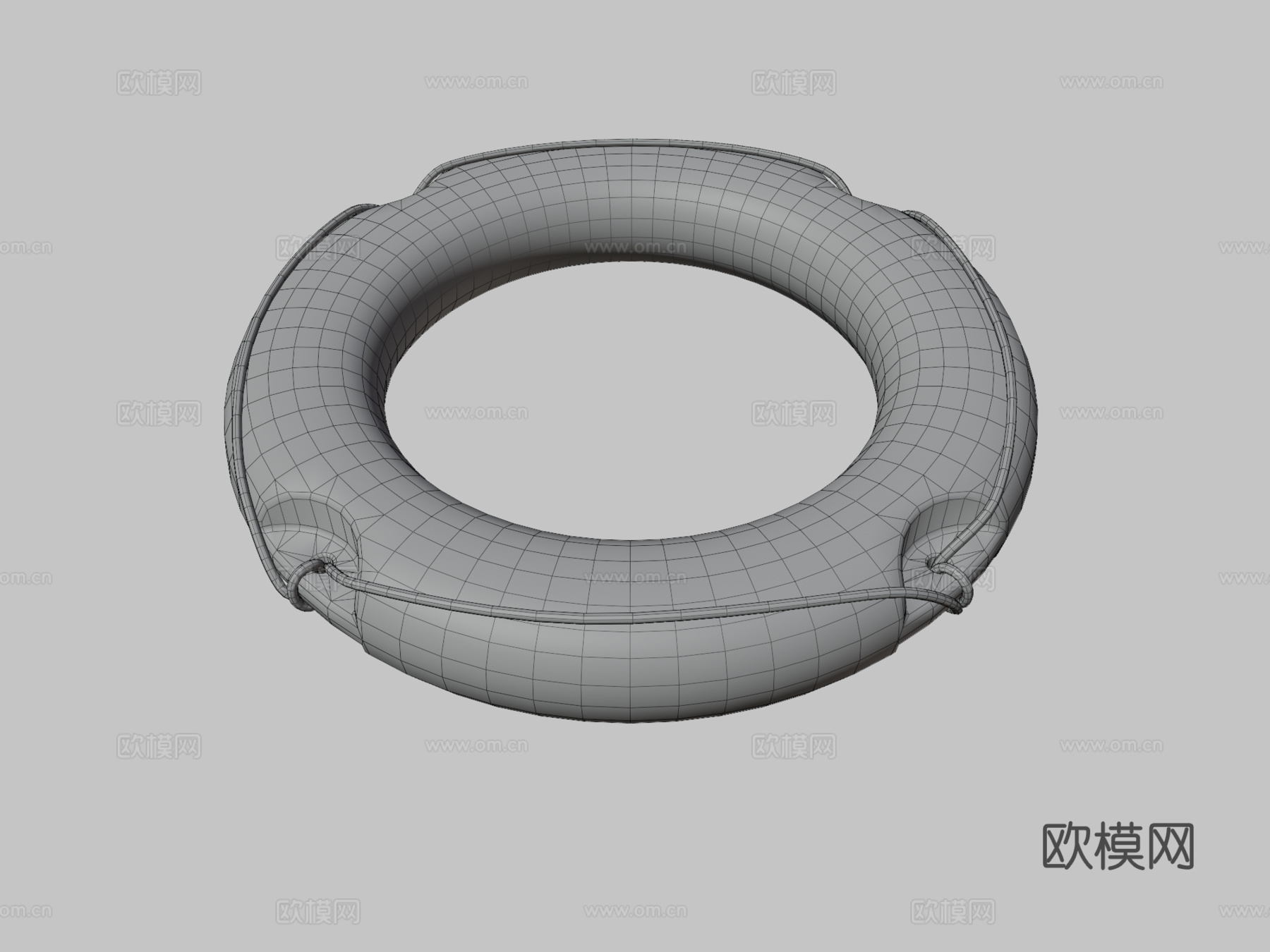 救生圈3d模型