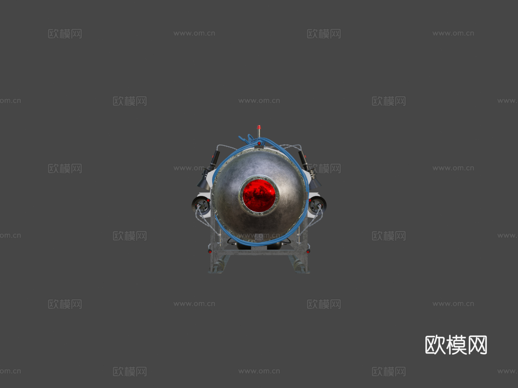 工业机械3d模型下载（渲染图5）