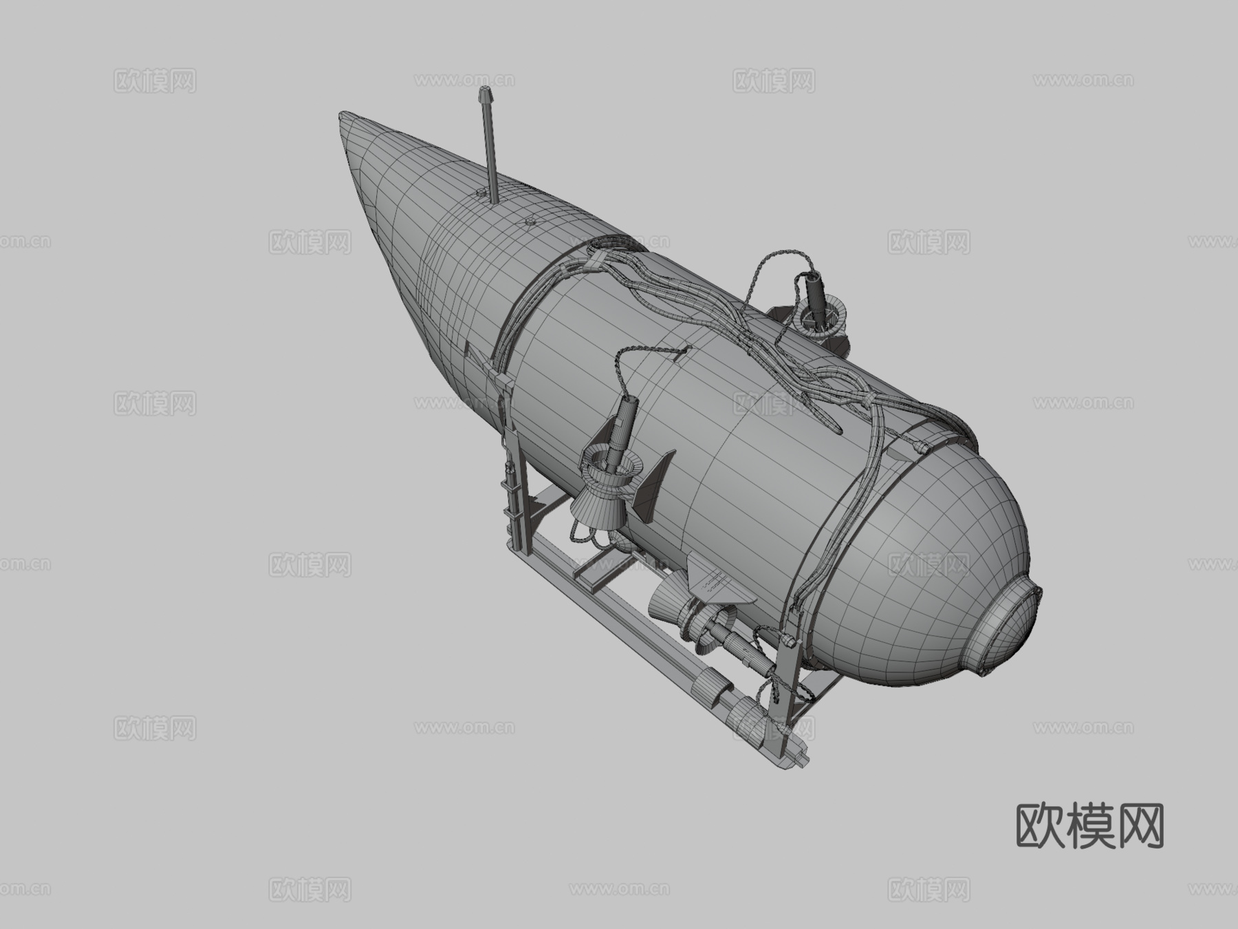 工业机械3d模型下载（渲染图3）