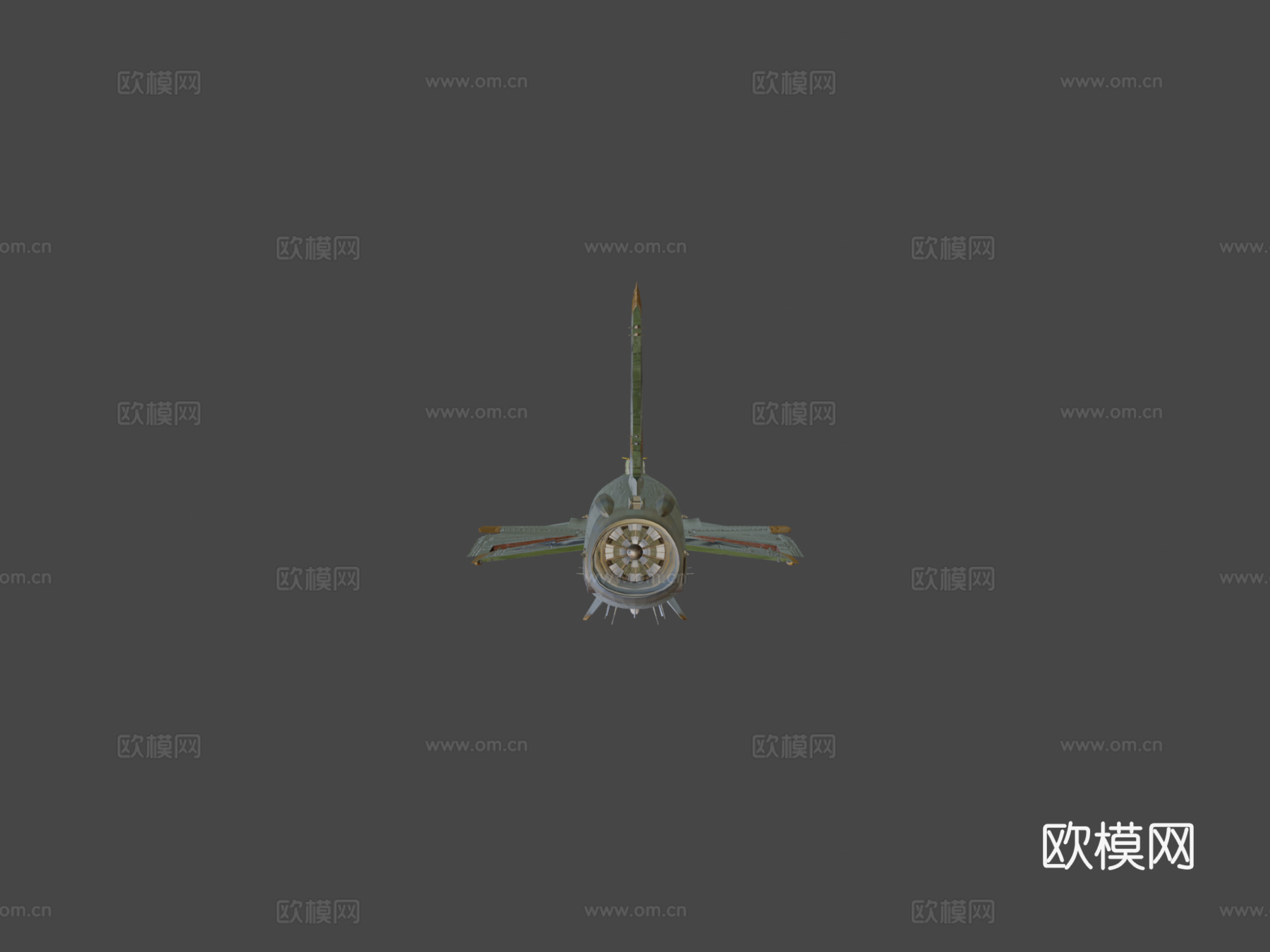 喷气式战斗机3d模型下载（渲染图5）