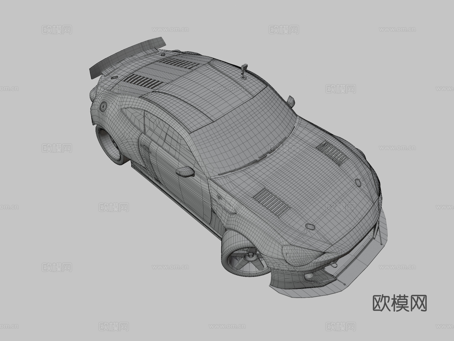 丰田汽车 跑车3d模型