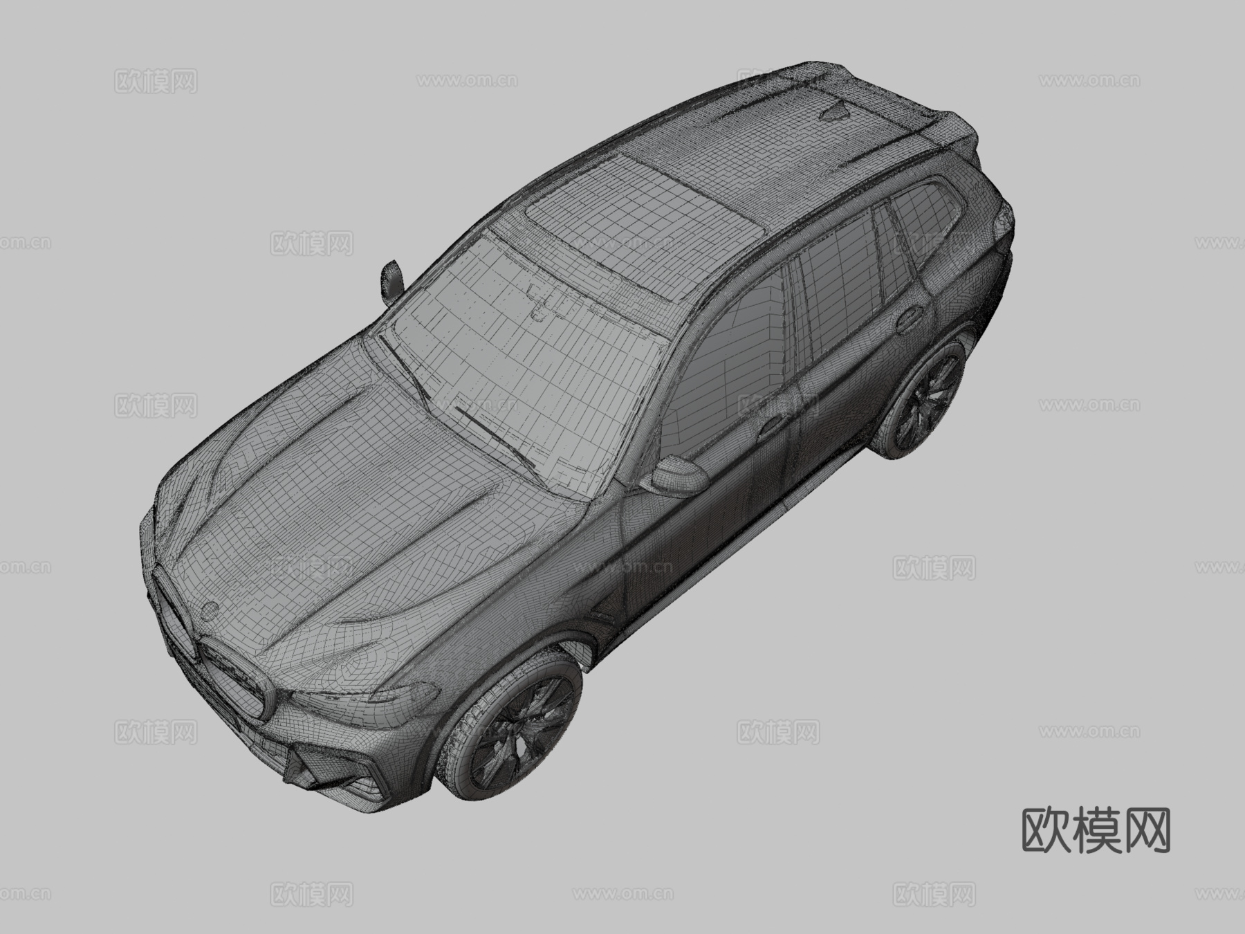 宝马汽车 轿车3d模型