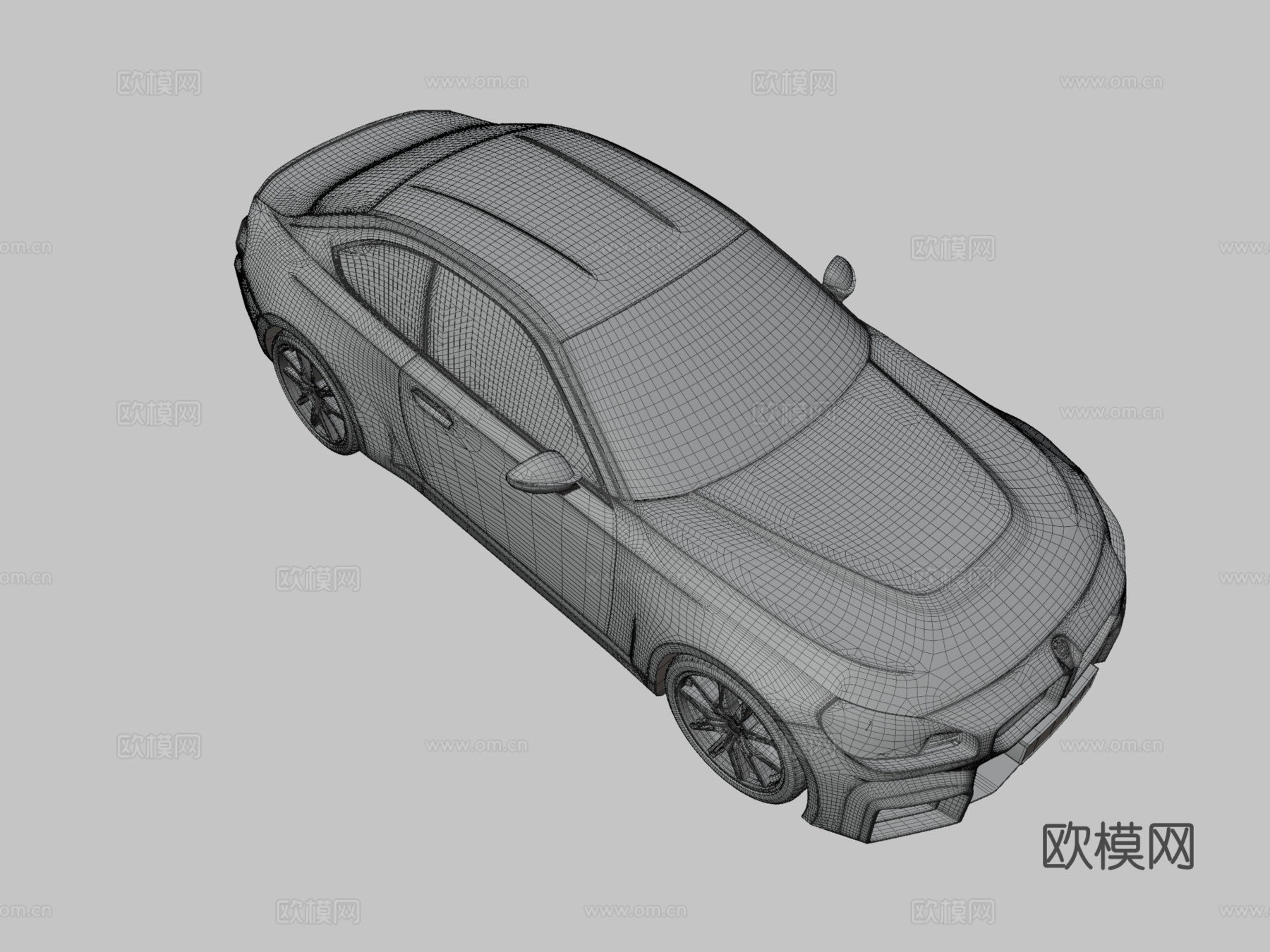 宝马汽车 轿车3d模型