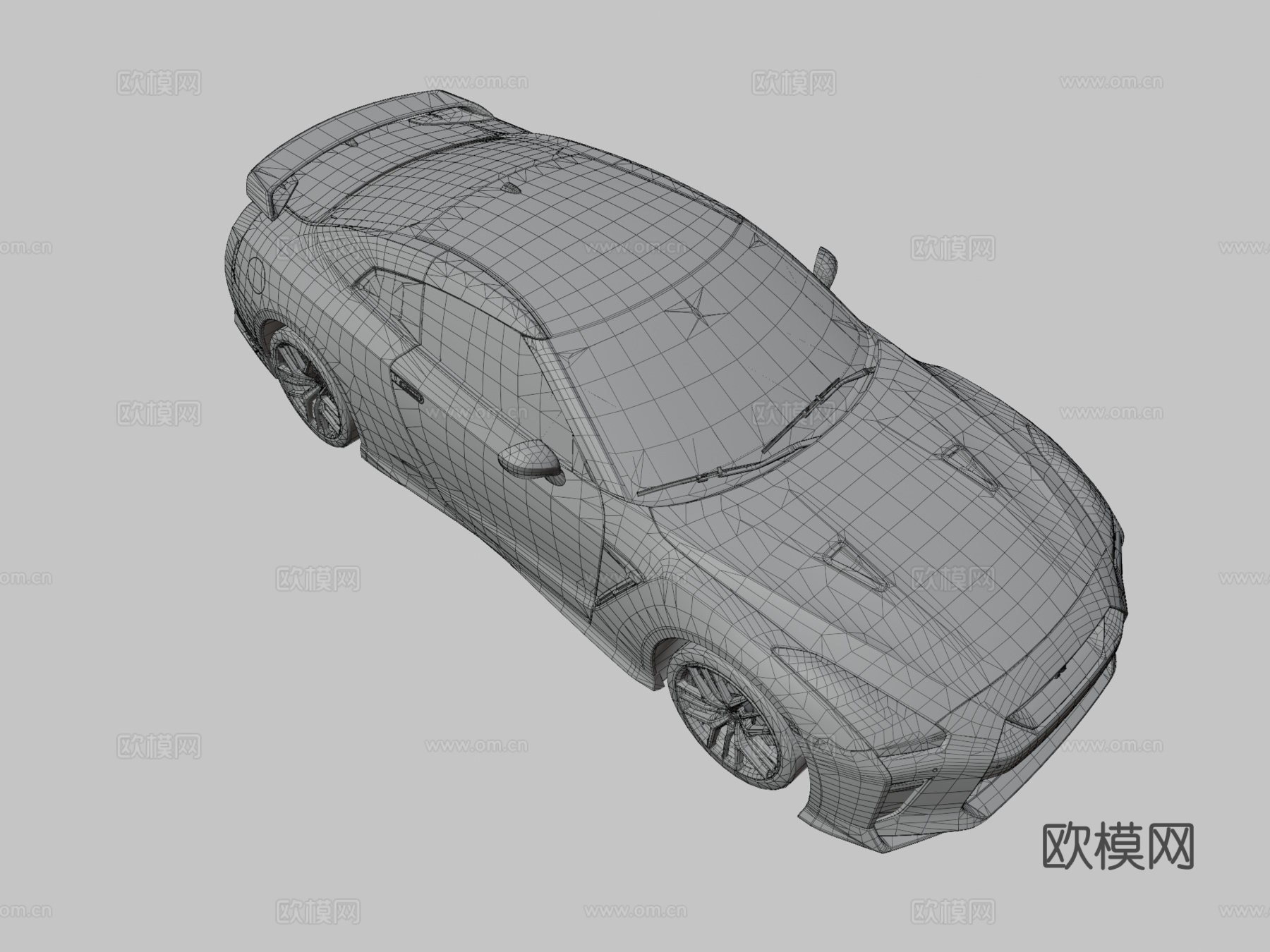 汽车 轿车 跑车3d模型