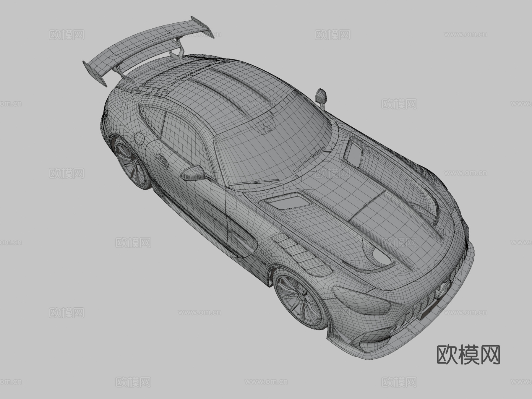 超跑3d模型