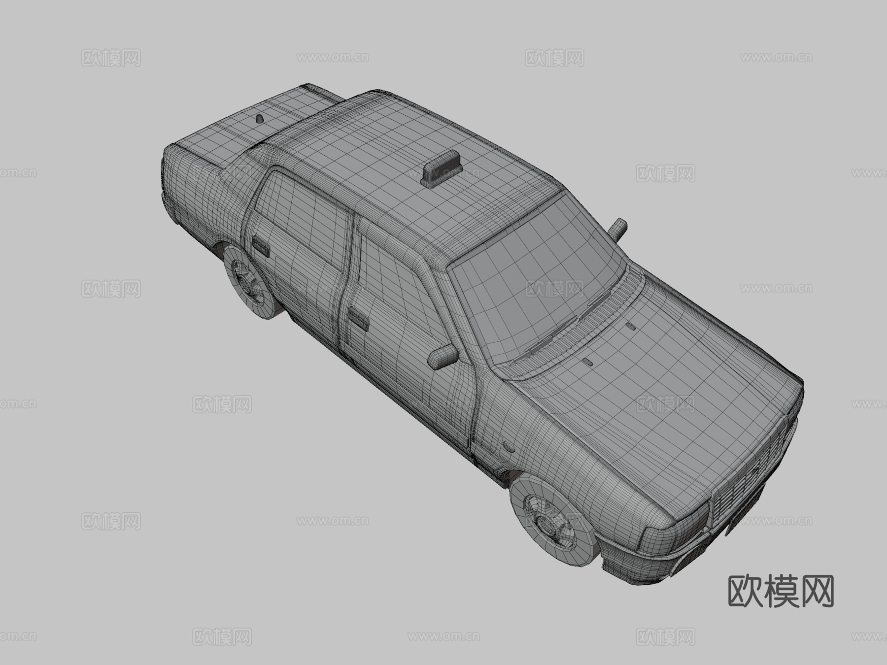 出租车3d模型