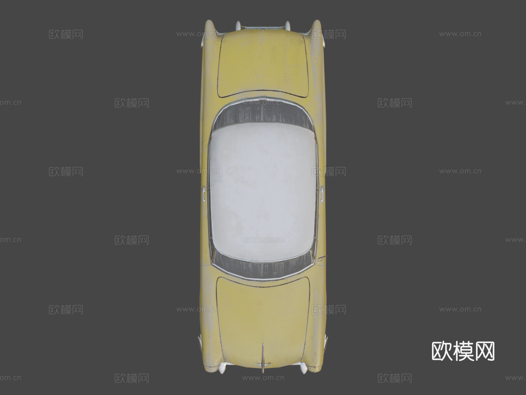 林肯双门轿车3d模型